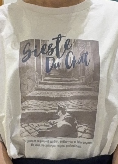 kinaさんの「SHOO･LA･RUE｜【綿100％/S-LL/プチプラ】選べる3柄 プリントアソートTシャツ」を使ったコーディネート