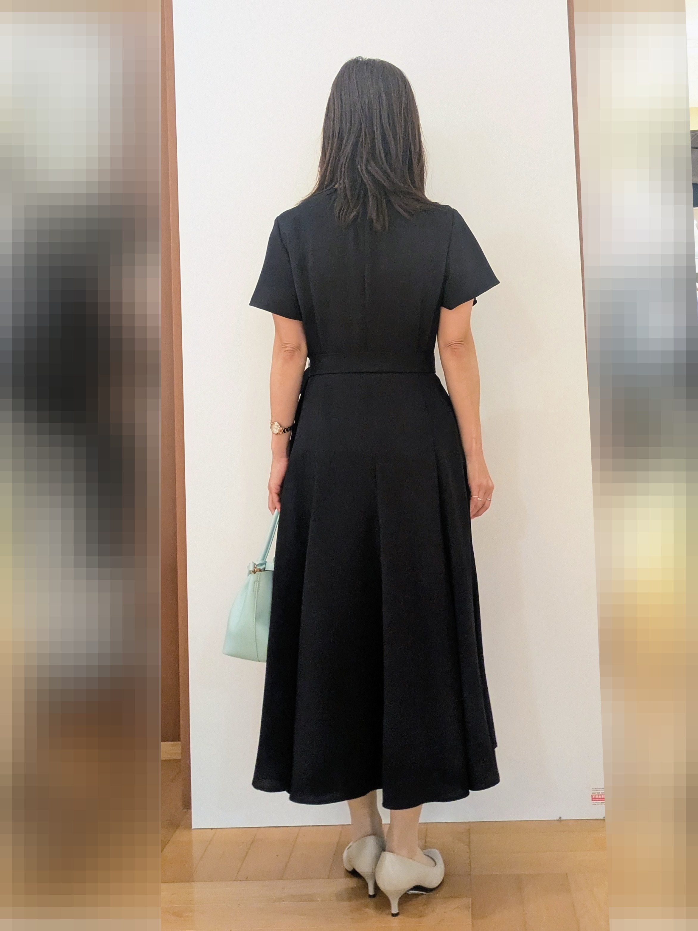 laverさんの「UNTITLED｜【接触冷感/吸水速乾/洗える】ドレープツイルワンピース」を使ったコーディネート
