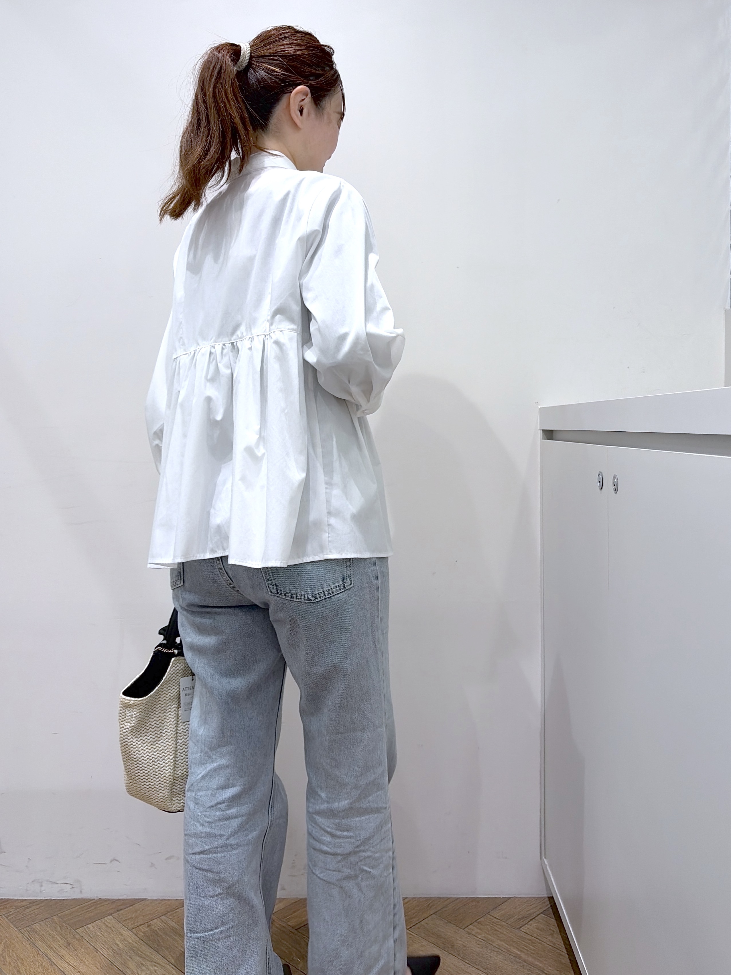 Junさんの「index｜《再入荷》ダブルブレストテーラードジャケット【接触冷感／吸水速乾／イージーアイロン／防シワ／洗濯機O」を使ったコーディネート