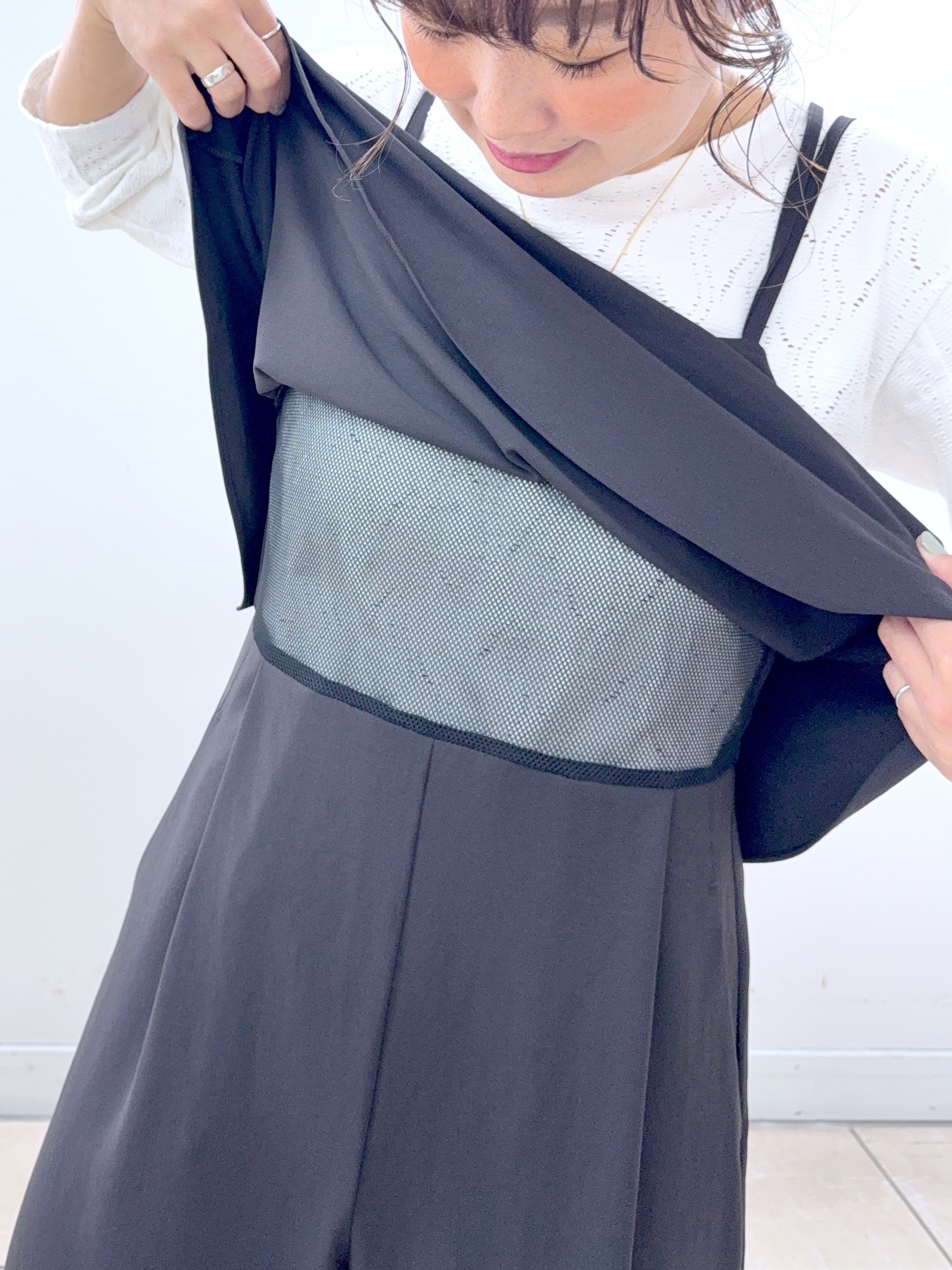 Osawaさんの「Dessin｜【UVカット/洗える】ブレードコンビハット」を使ったコーディネート