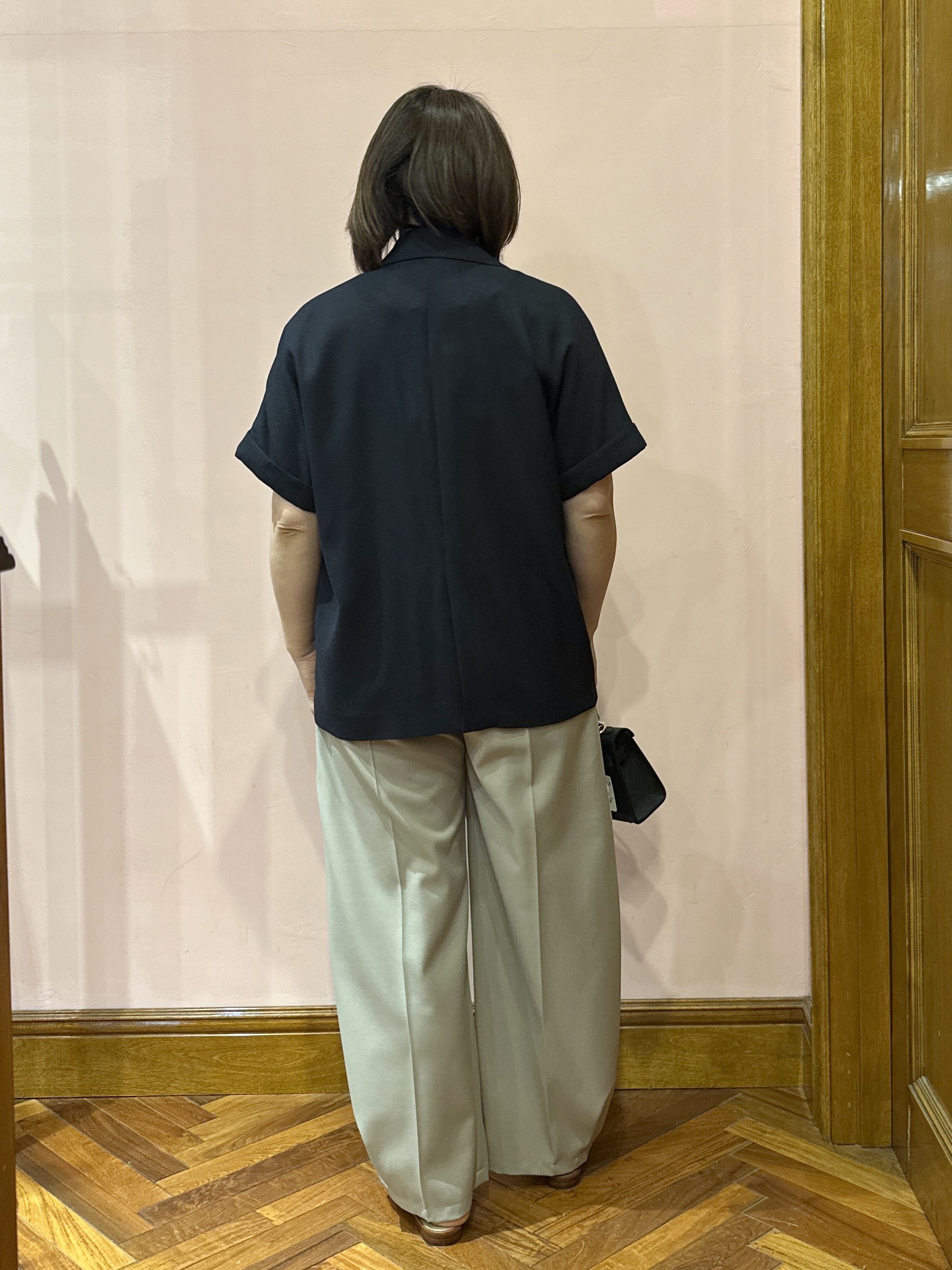 komatsuさんの「DRESSTERIOR｜【セットアップ可/UVカット/接触冷感/吸水速乾】ウォッシャブル リネンライクドルマンジャケット」を使ったコーディネート