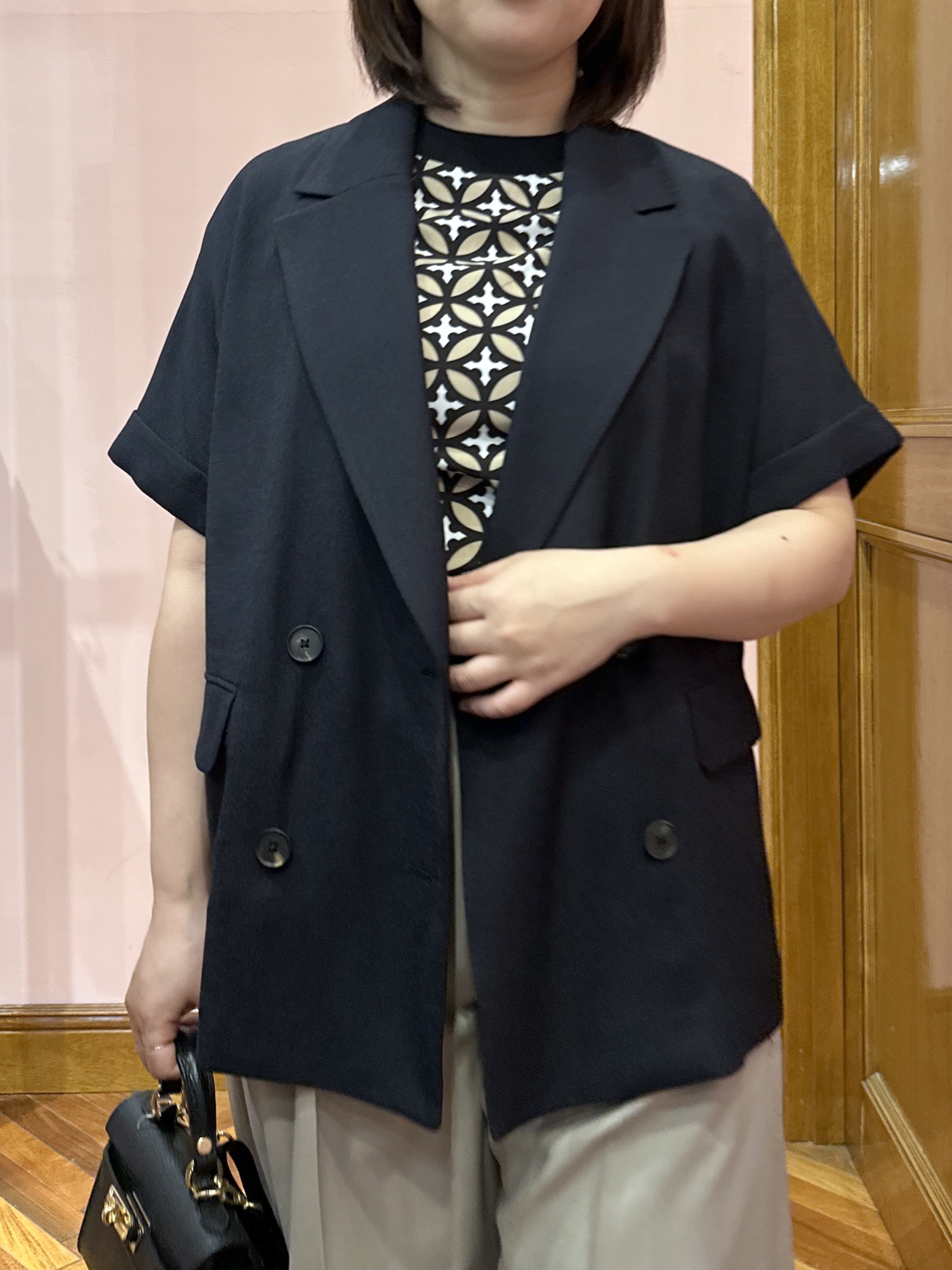 komatsuさんの「DRESSTERIOR｜【セットアップ可/UVカット/接触冷感/吸水速乾】ウォッシャブル リネンライクドルマンジャケット」を使ったコーディネート