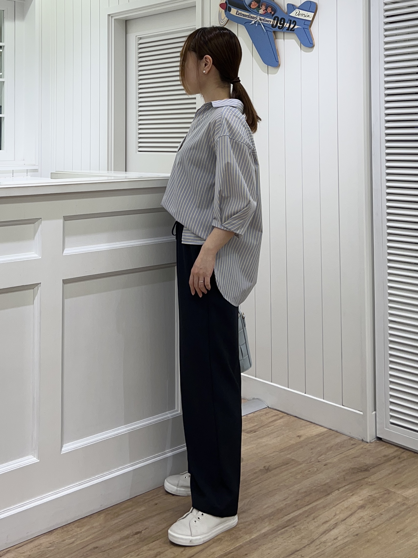 Ayakaさんの「Dessin｜【洗える】スキッパーシャツブラウス」を使ったコーディネート