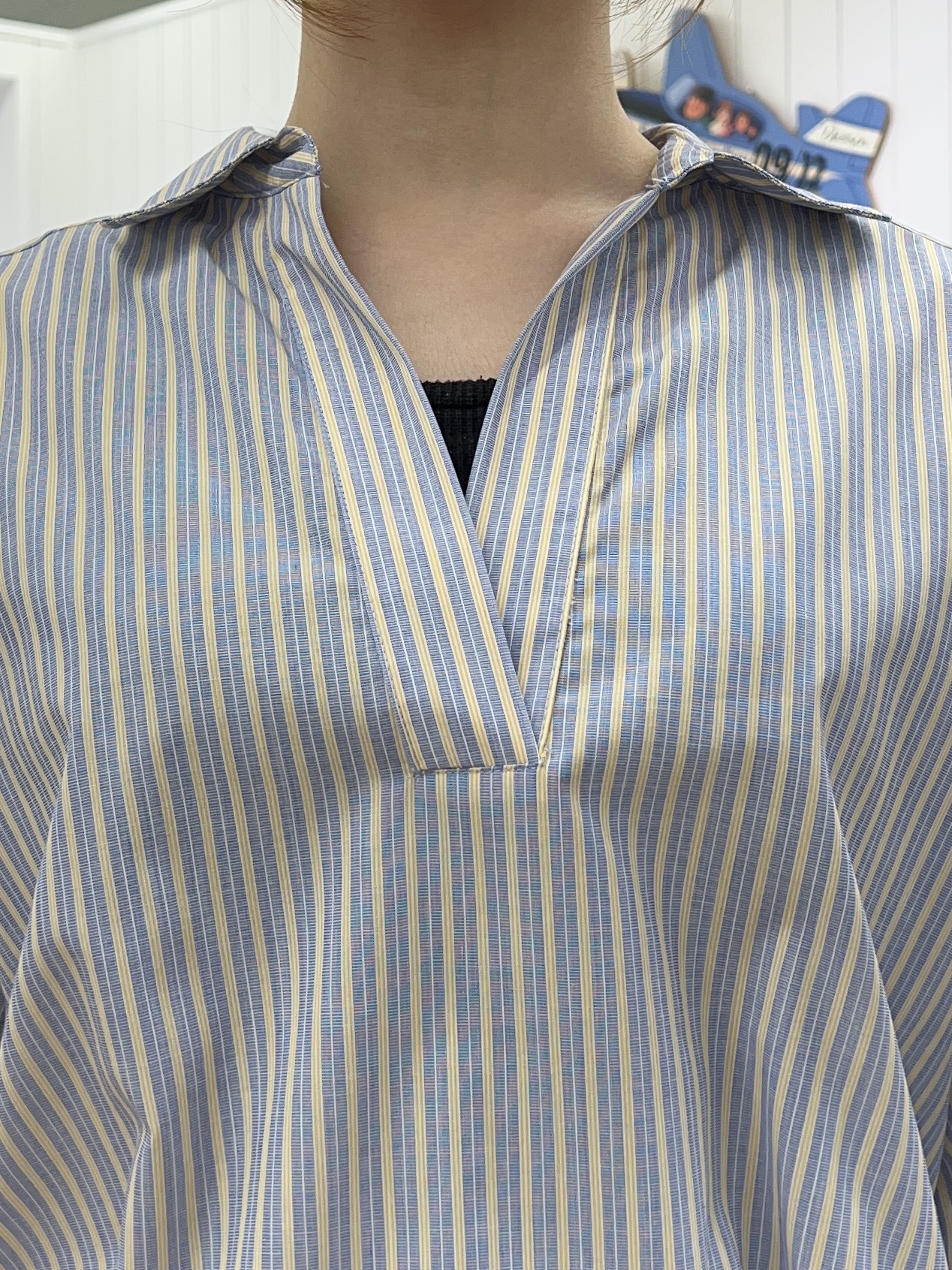Ayakaさんの「Dessin｜【洗える】スキッパーシャツブラウス」を使ったコーディネート