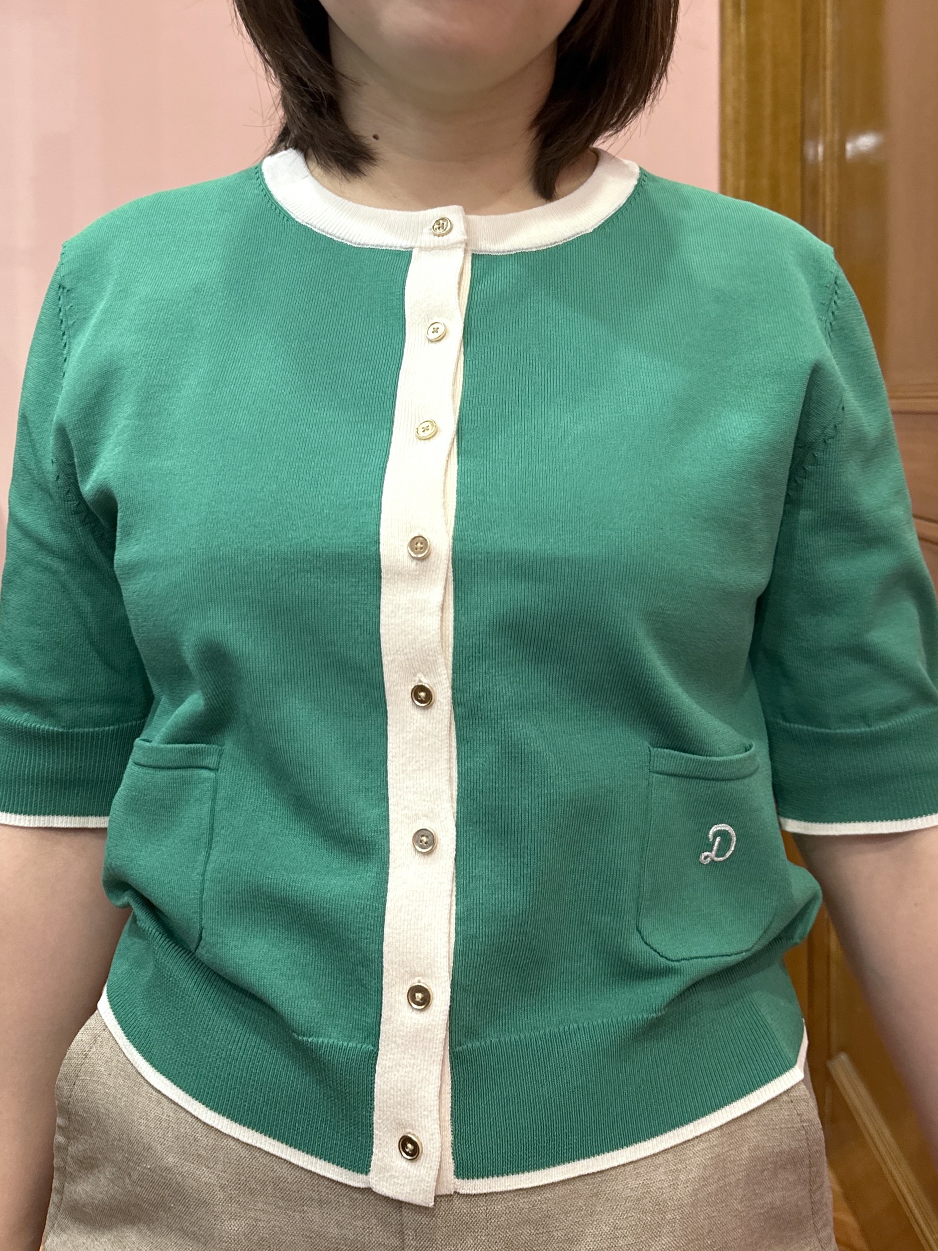 komatsuさんの「DRESSTERIOR｜◆【セットアップ可/ウォッシャブル】リネンブレンドワイドパンツ」を使ったコーディネート