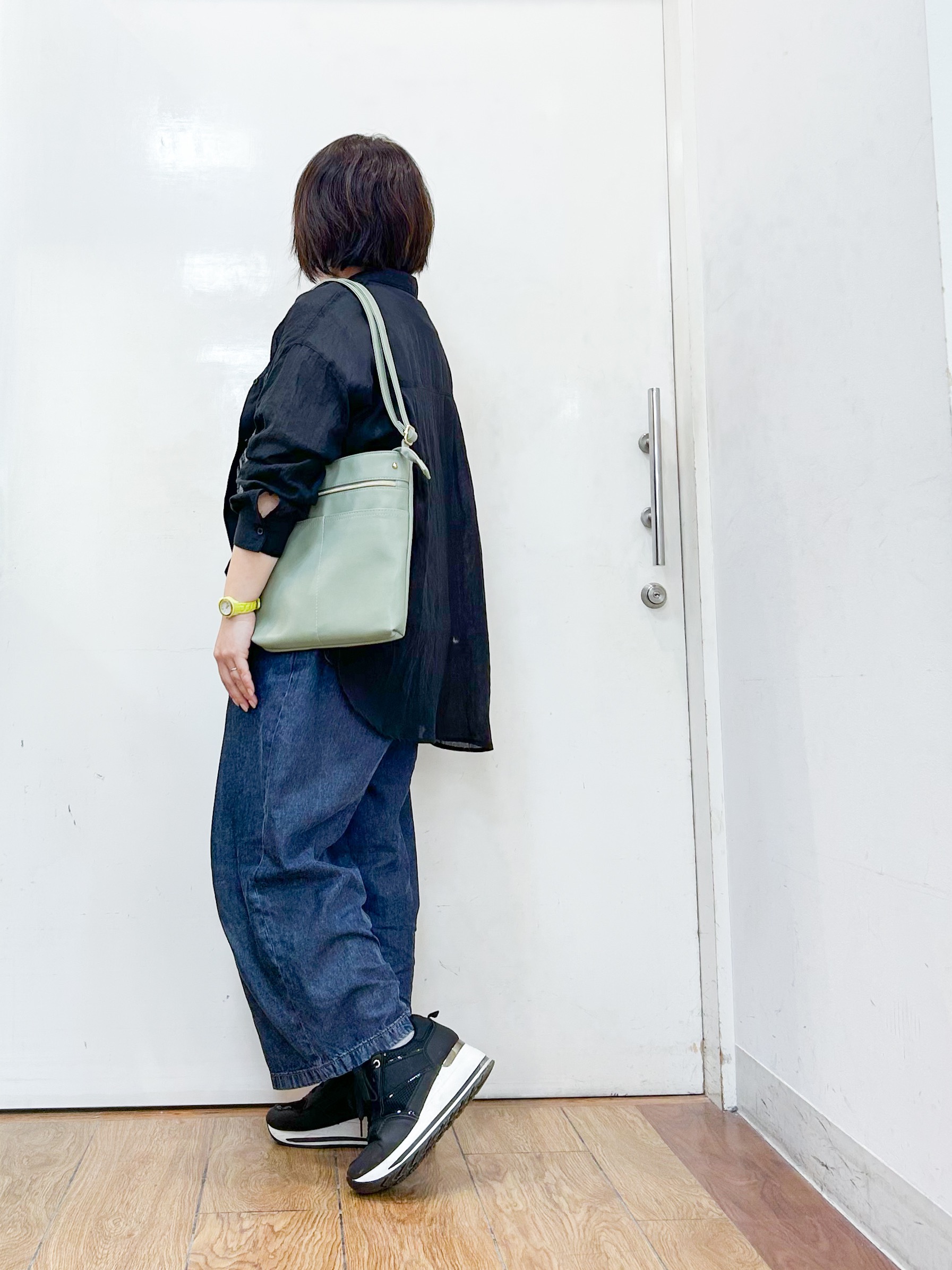 haruさんの「SHOO･LA･RUE｜【綿100％/S-LL/プチプラ】選べる3柄 プリントアソートTシャツ」を使ったコーディネート