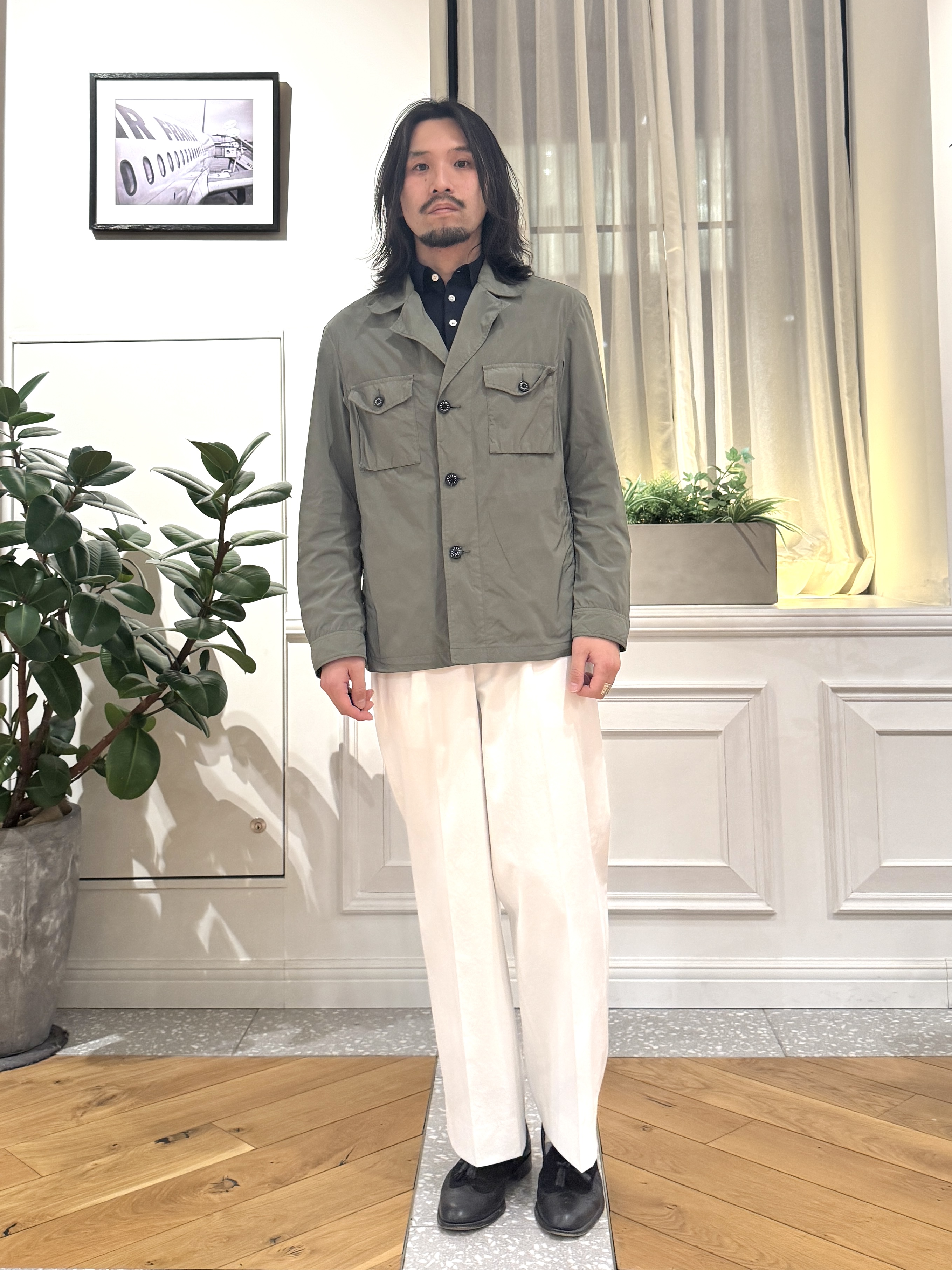 kawarataniさんの「DRESSTERIOR｜【干場義雅&times;DRESSTERIOR/再入荷】ウォッシャブル ニットポロシャツ」を使ったコーディネート
