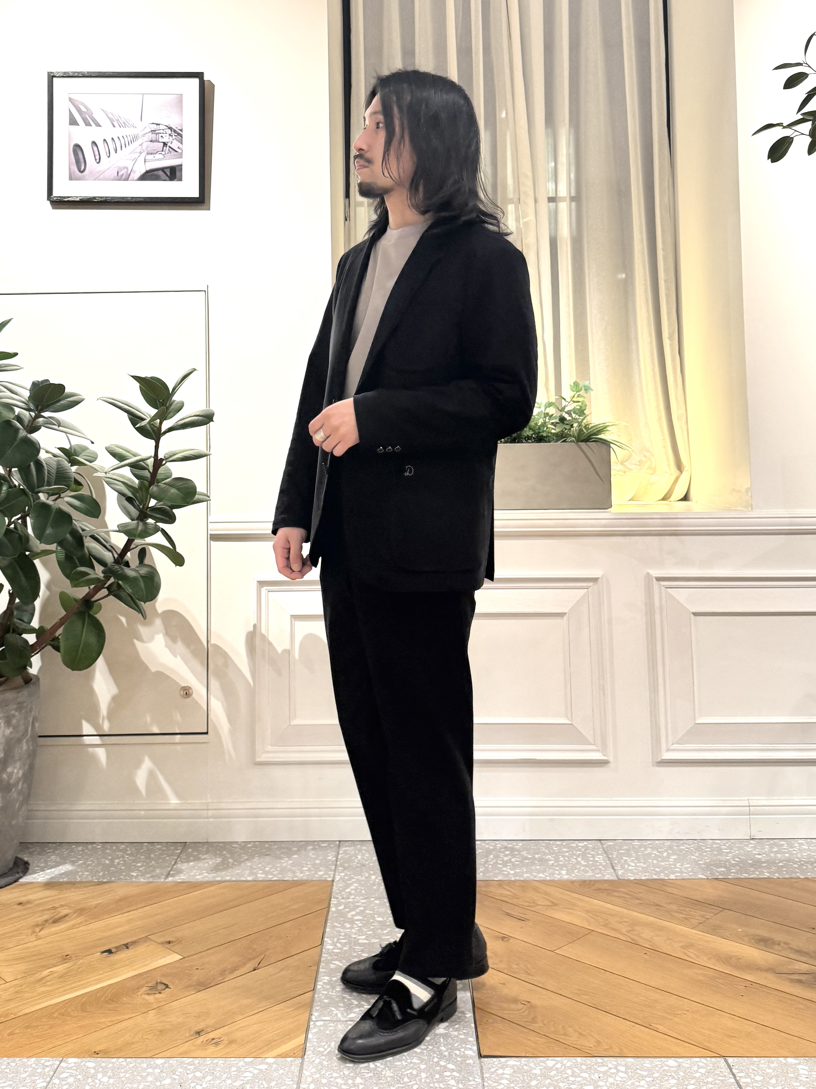 kawarataniさんの「DRESSTERIOR｜【接触冷感/UVカット/ウォッシャブル】AIRTOOL クルーネックTシャツ」を使ったコーディネート