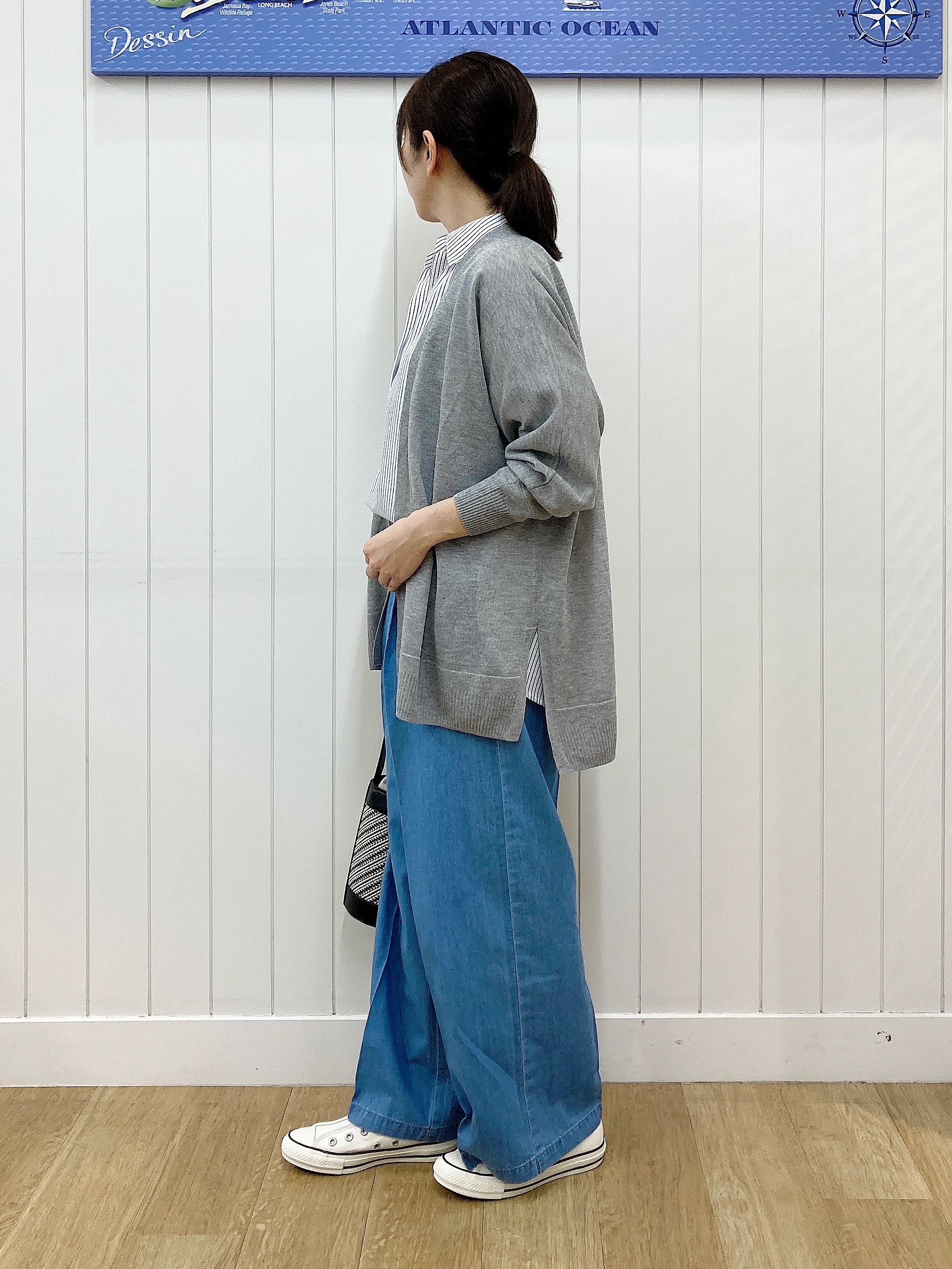 yoshiさんの「Dessin｜【洗える】スキッパーシャツブラウス」を使ったコーディネート