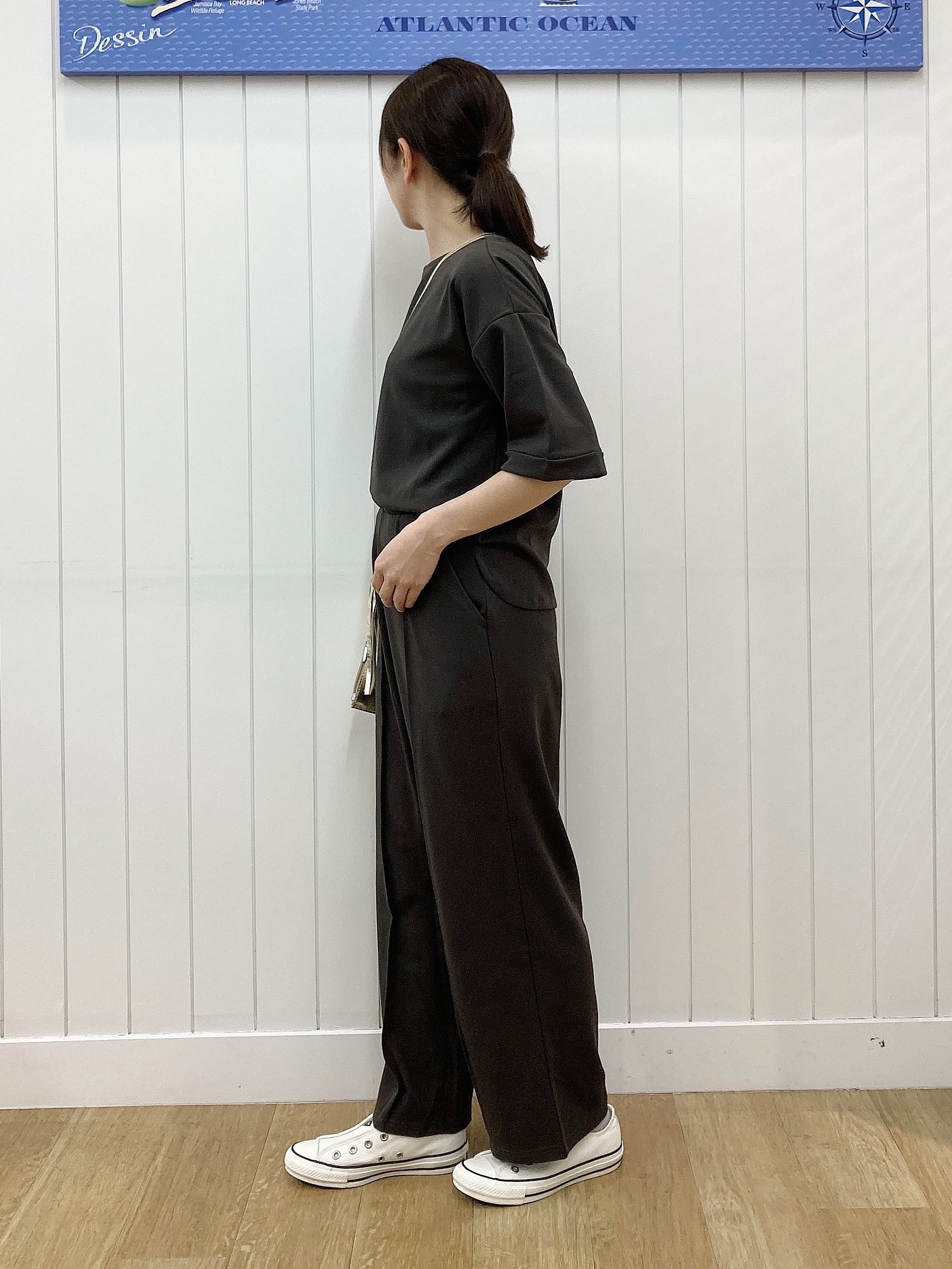yoshiさんの「Dessin｜【2点セット/洗える】ジョーゼットセットアップ」を使ったコーディネート