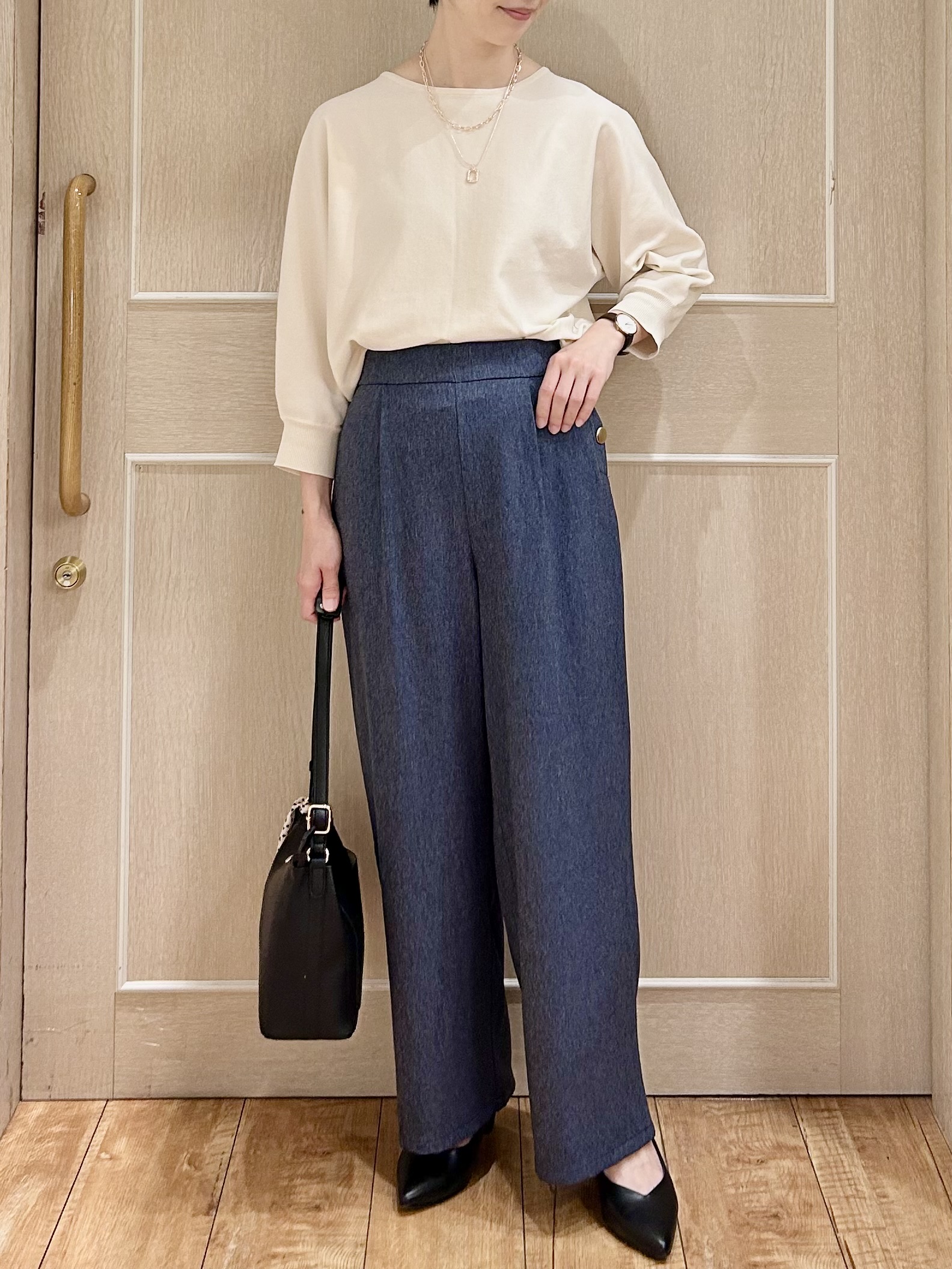 ちぐささんの「SHOO･LA･RUE｜スカーフ付きショルダーバッグ」を使ったコーディネート