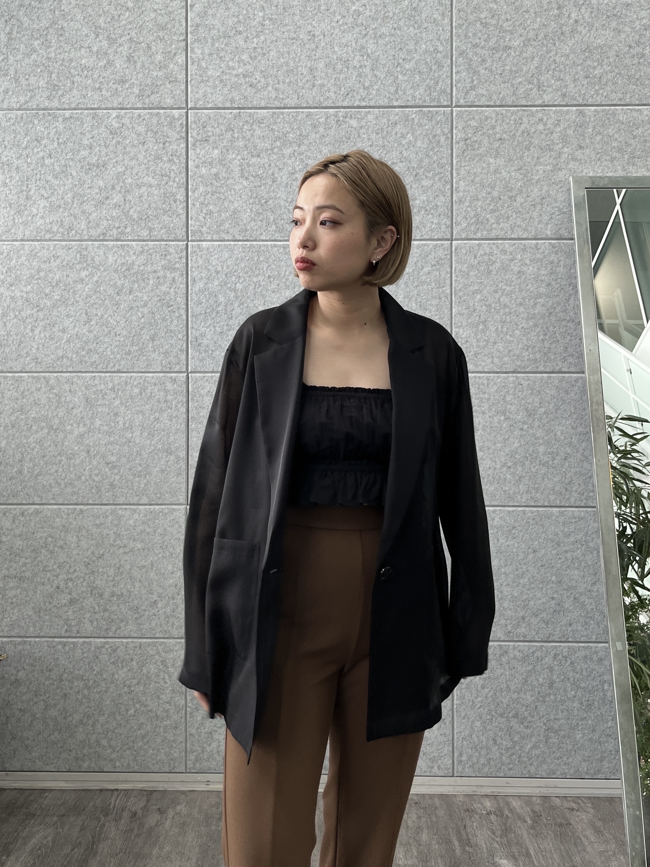 Harukaさんの「INDIVI｜スリットフレアスキニーパンツ」を使ったコーディネート