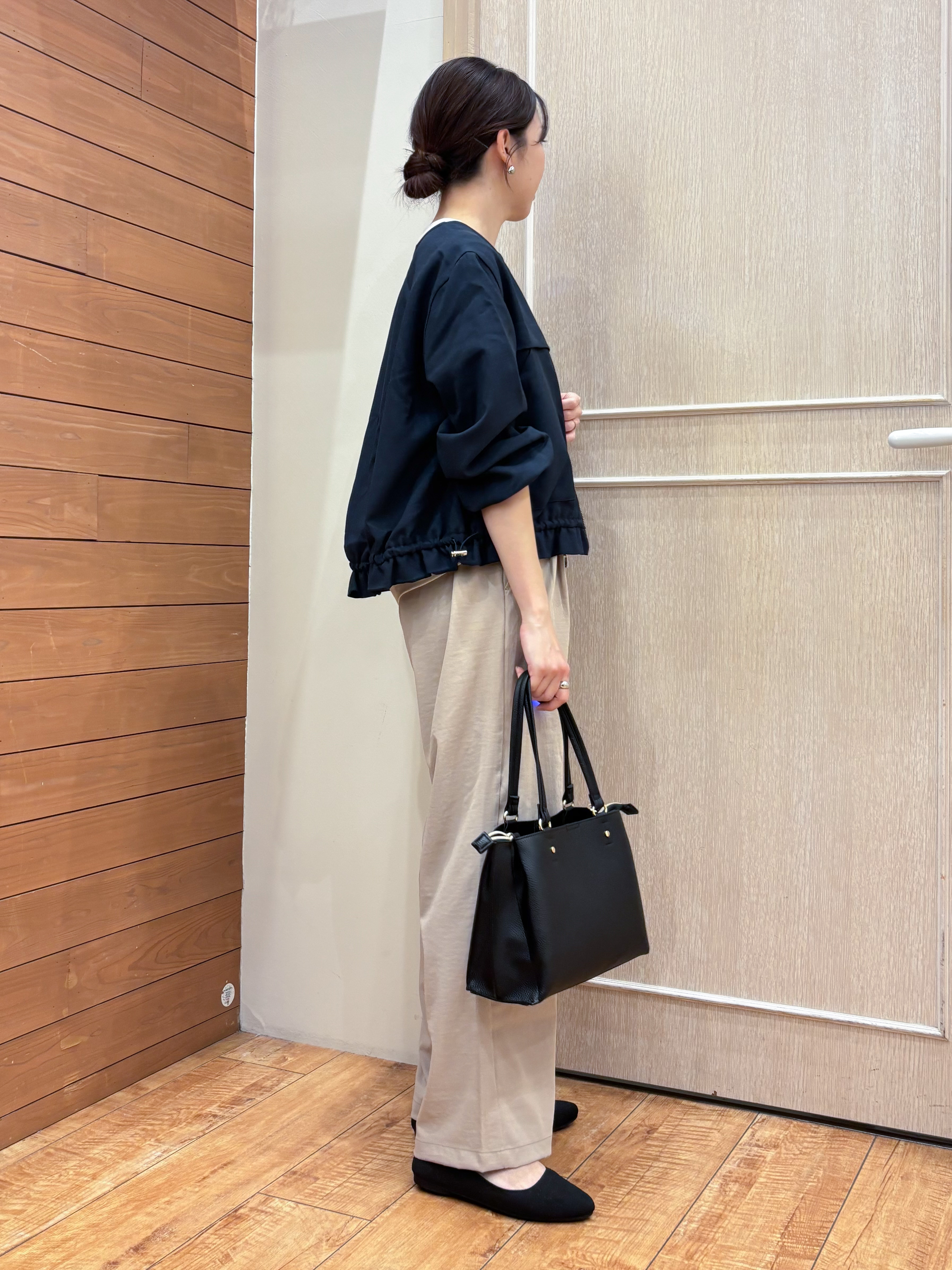 なみさんの「SHOO･LA･RUE｜【S-LL/プチプラ/柄が選べる】上品プリントTシャツ」を使ったコーディネート