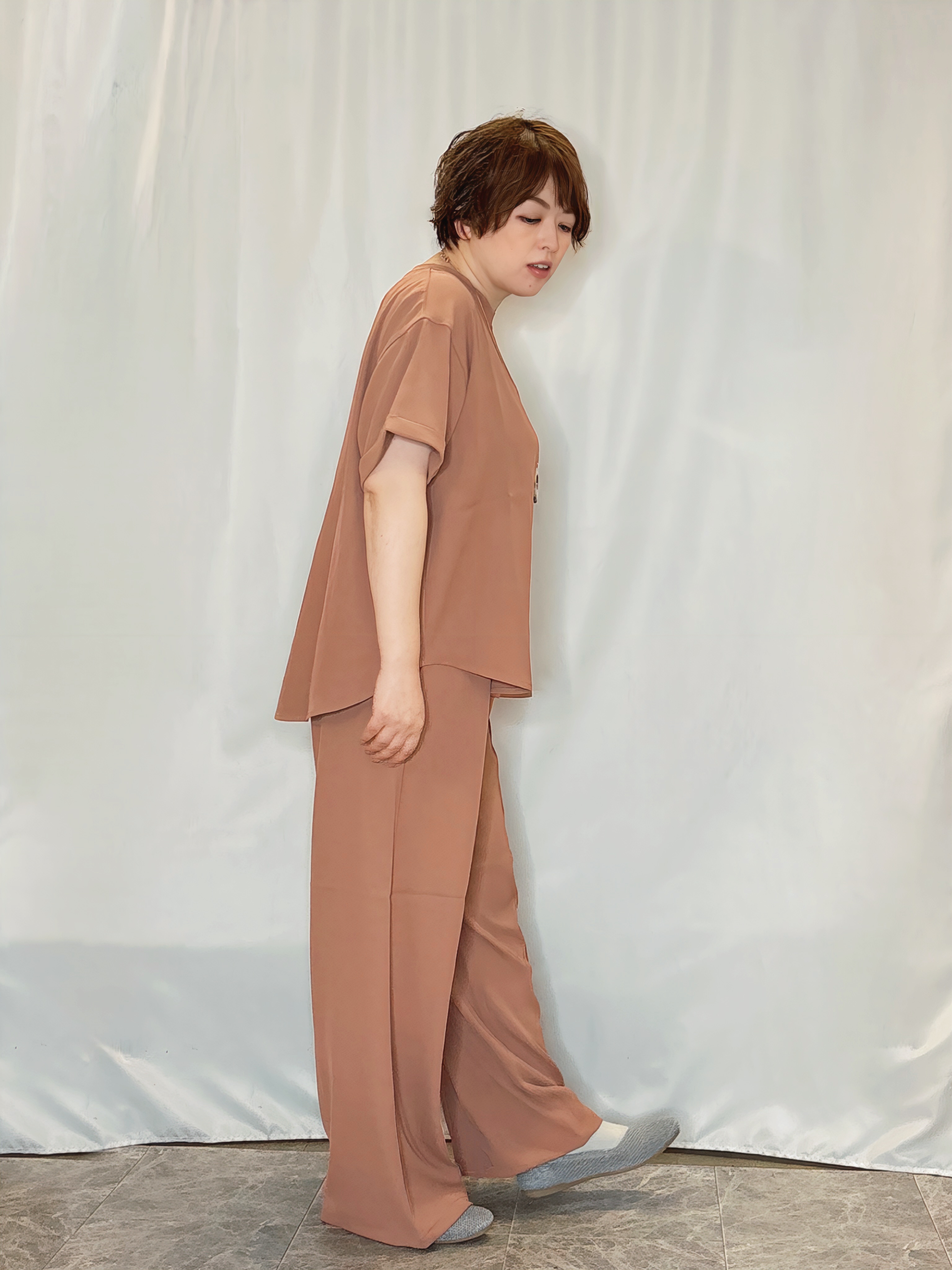 たみさんの「SHOO･LA･RUE｜【UV/S-LL/セットアップ可】やみつきになる肌触り さらさらぷるんトップス」を使ったコーディネート