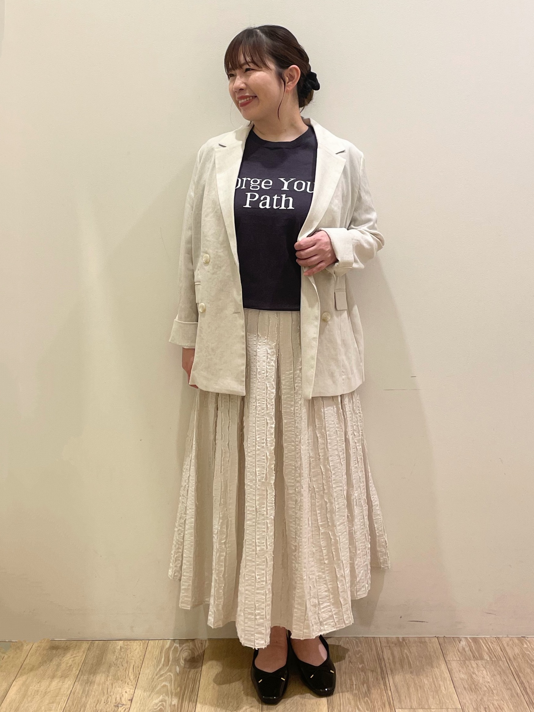 Keiさんの「index｜【UV／接触冷感】ダブルブレストジャケット《防シワ加工／洗える》」を使ったコーディネート