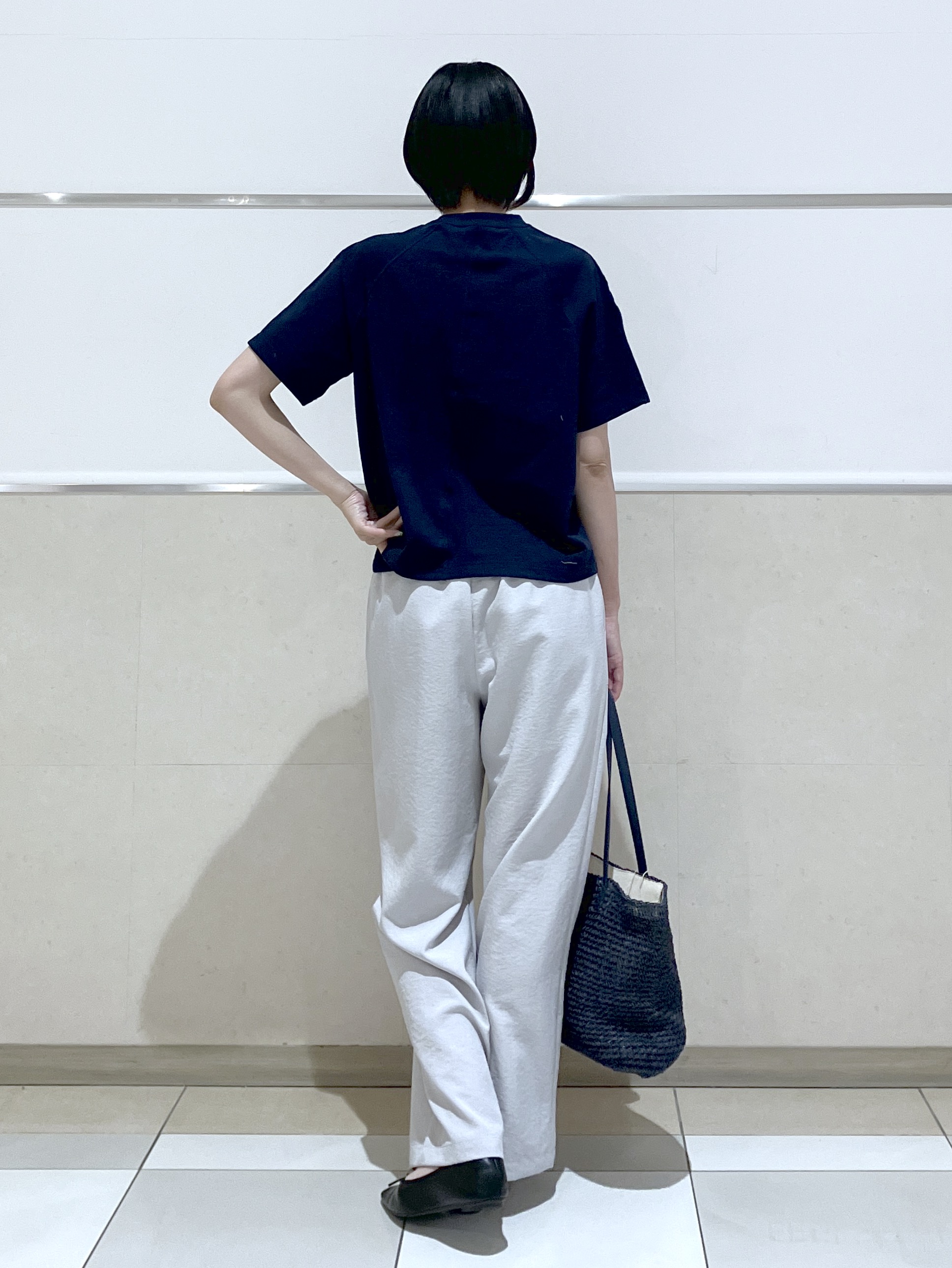 eriko さんの「Dessin｜【日本製】和歌山ラフィー天竺Tシャツ」を使ったコーディネート
