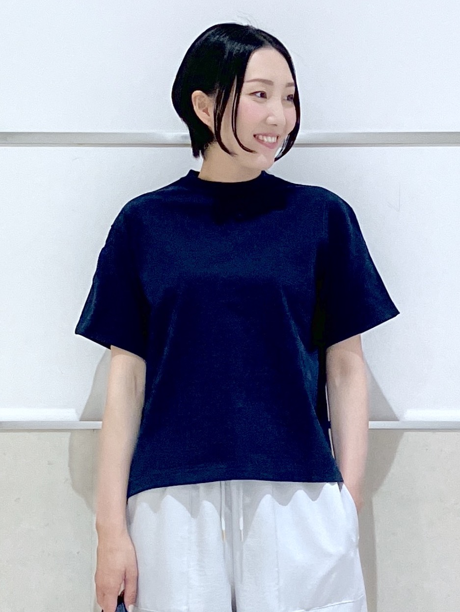eriko さんの「Dessin｜【日本製】和歌山ラフィー天竺Tシャツ」を使ったコーディネート