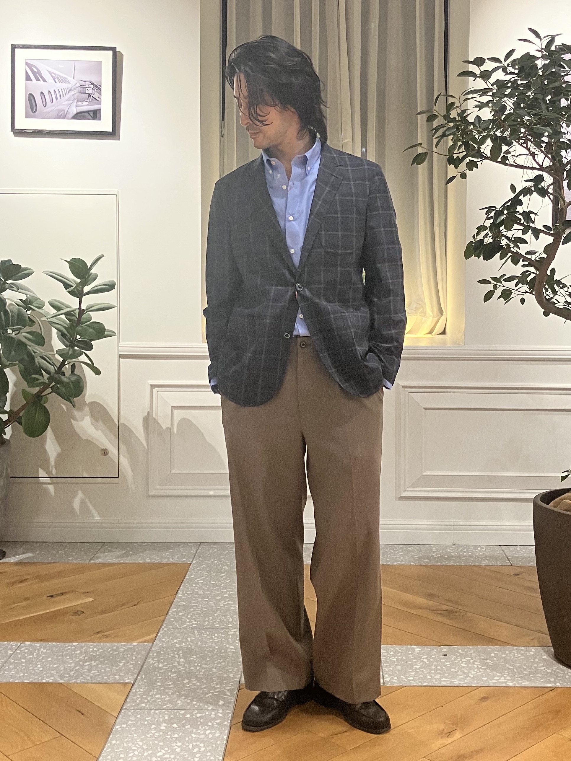junyaさんの「DRESSTERIOR｜タイプライターシャツ」を使ったコーディネート