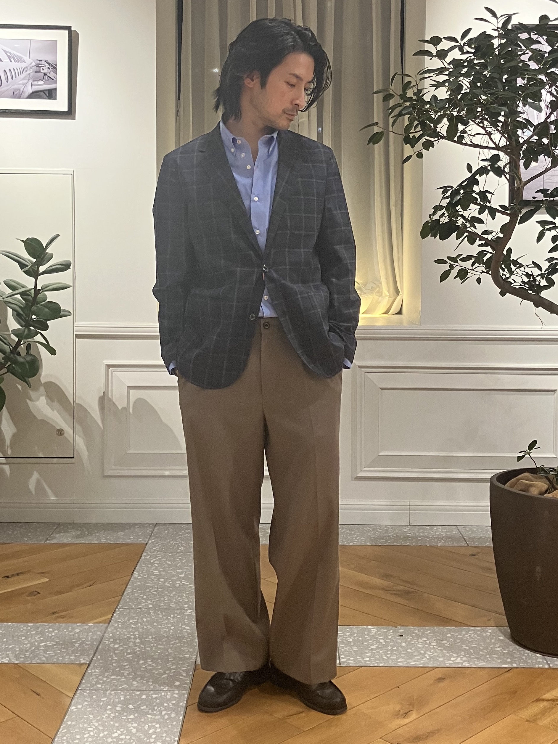 junyaさんの「DRESSTERIOR｜タイプライターシャツ」を使ったコーディネート