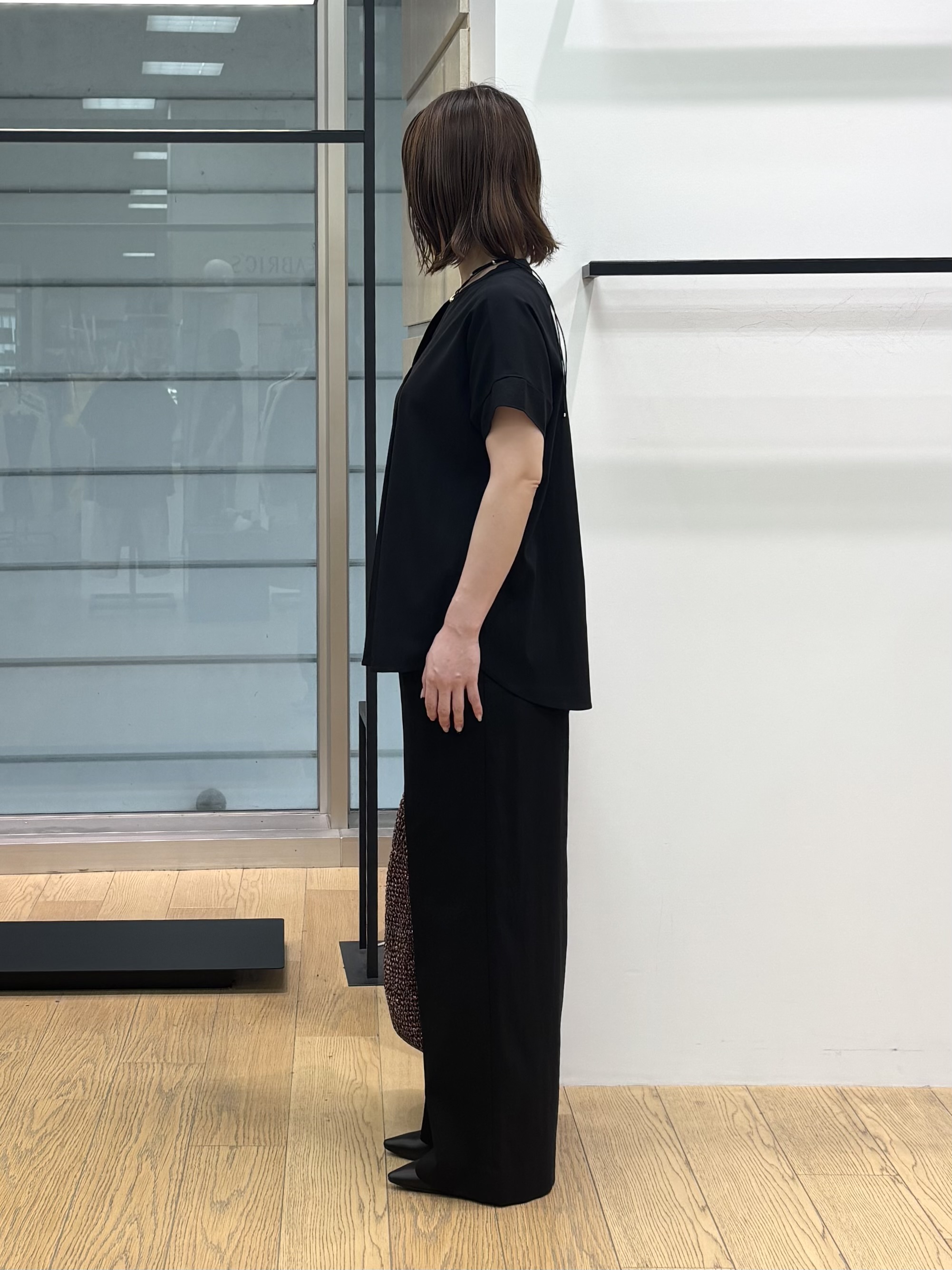 asamiさんの「INDIVI｜【洗える／SETUP可能】スキッパーブラウス」を使ったコーディネート