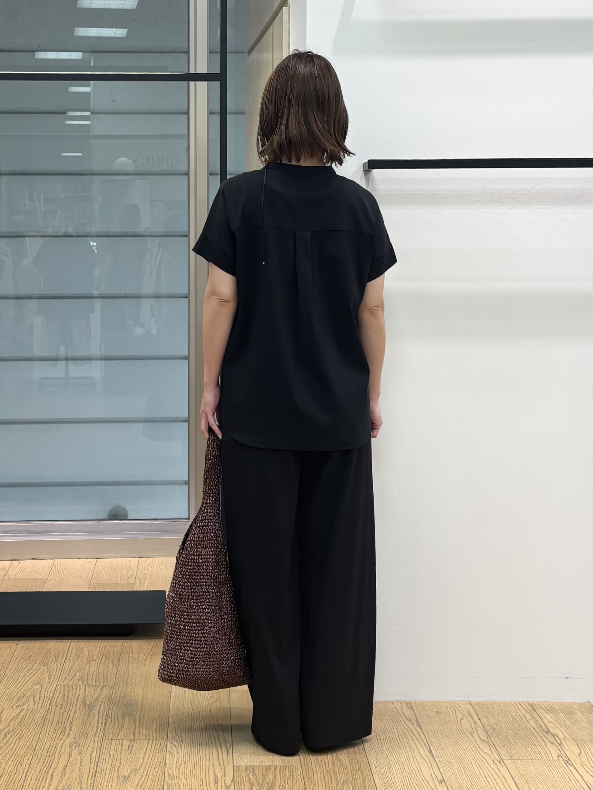 asamiさんの「INDIVI｜【洗える／SETUP可能】スキッパーブラウス」を使ったコーディネート