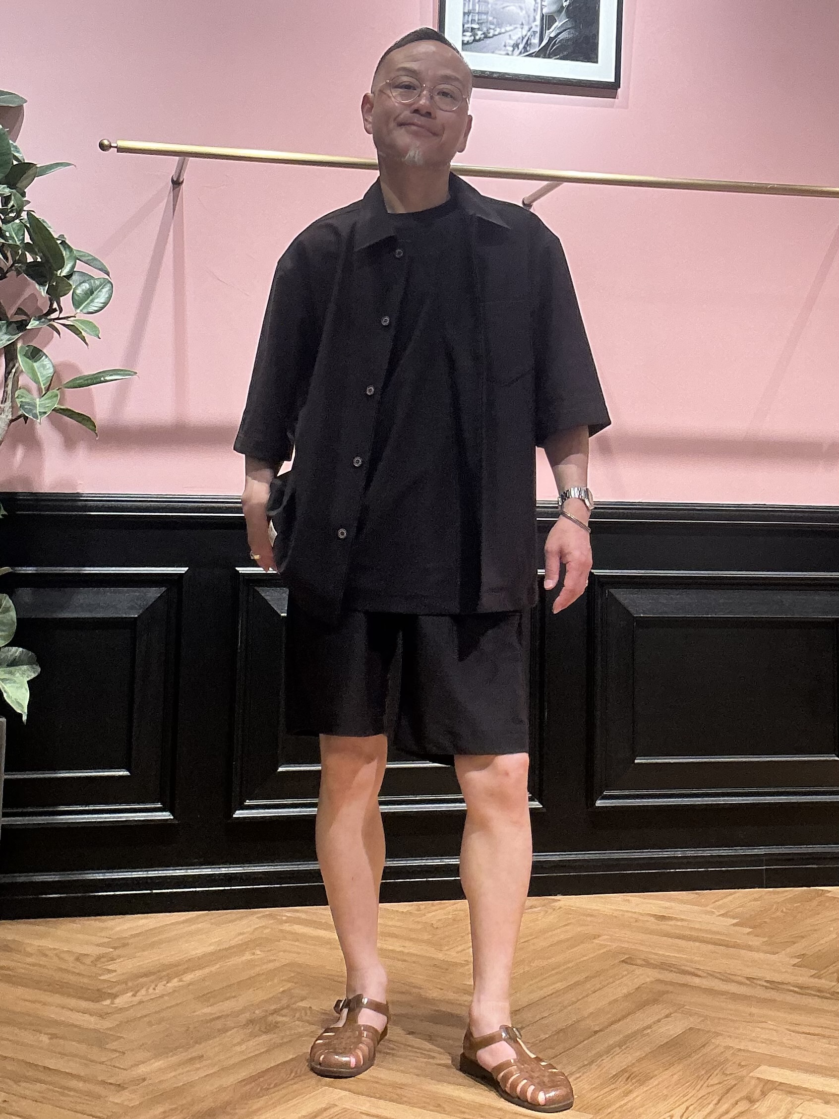 torigoeさんの「DRESSTERIOR｜【接触冷感/UVカット/ウォッシャブル】AIRTOOL クルーネックTシャツ」を使ったコーディネート