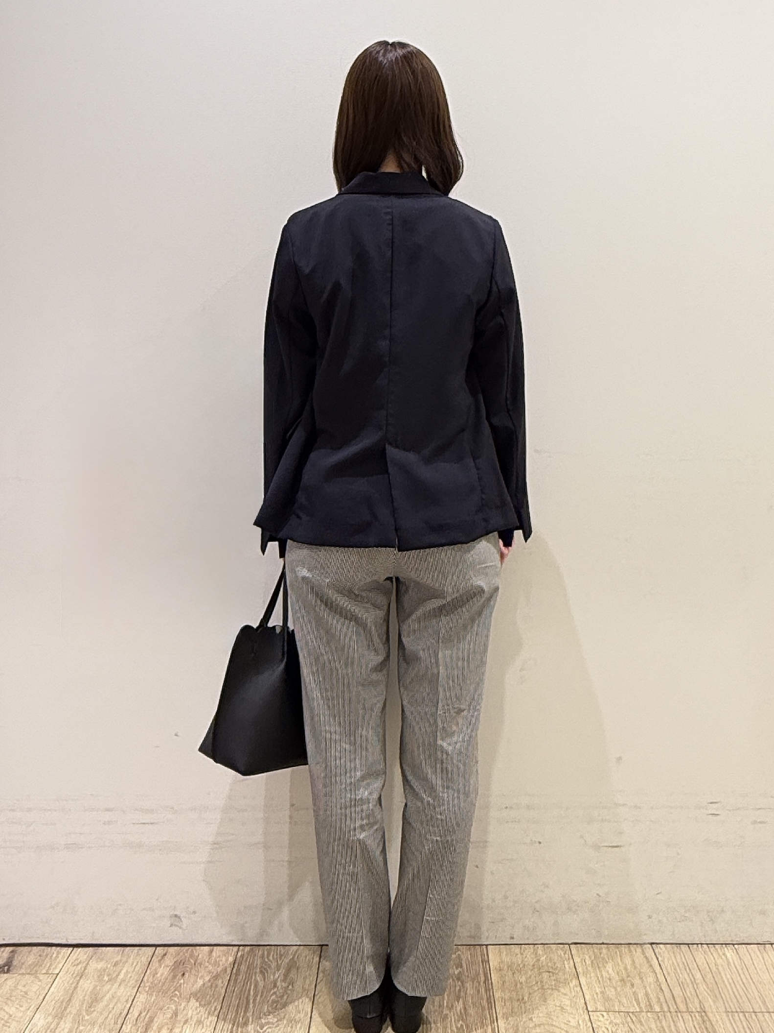 MOMOさんの「index｜《再入荷》ダブルブレストテーラードジャケット【接触冷感／吸水速乾／イージーアイロン／防シワ／洗濯機O」を使ったコーディネート