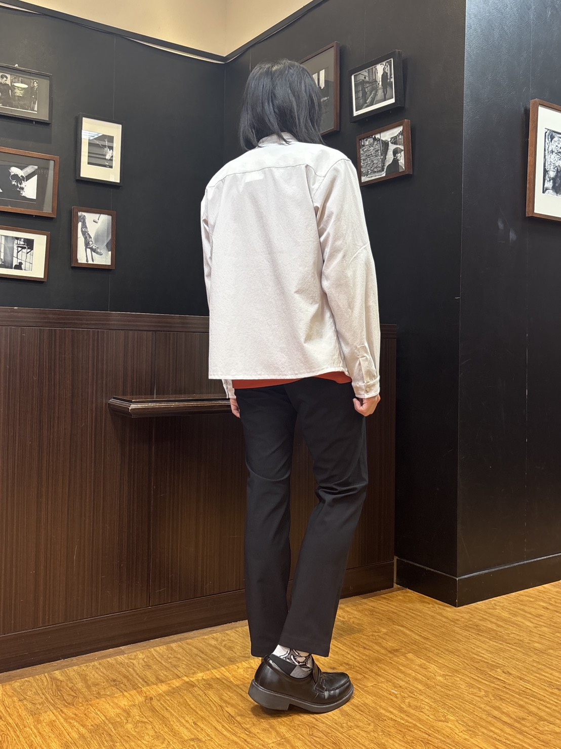 moritaさんの「TAKEO KIKUCHI｜【撥水・洗える・シワになりにくい】 リランチェ（R） シャツ」を使ったコーディネート