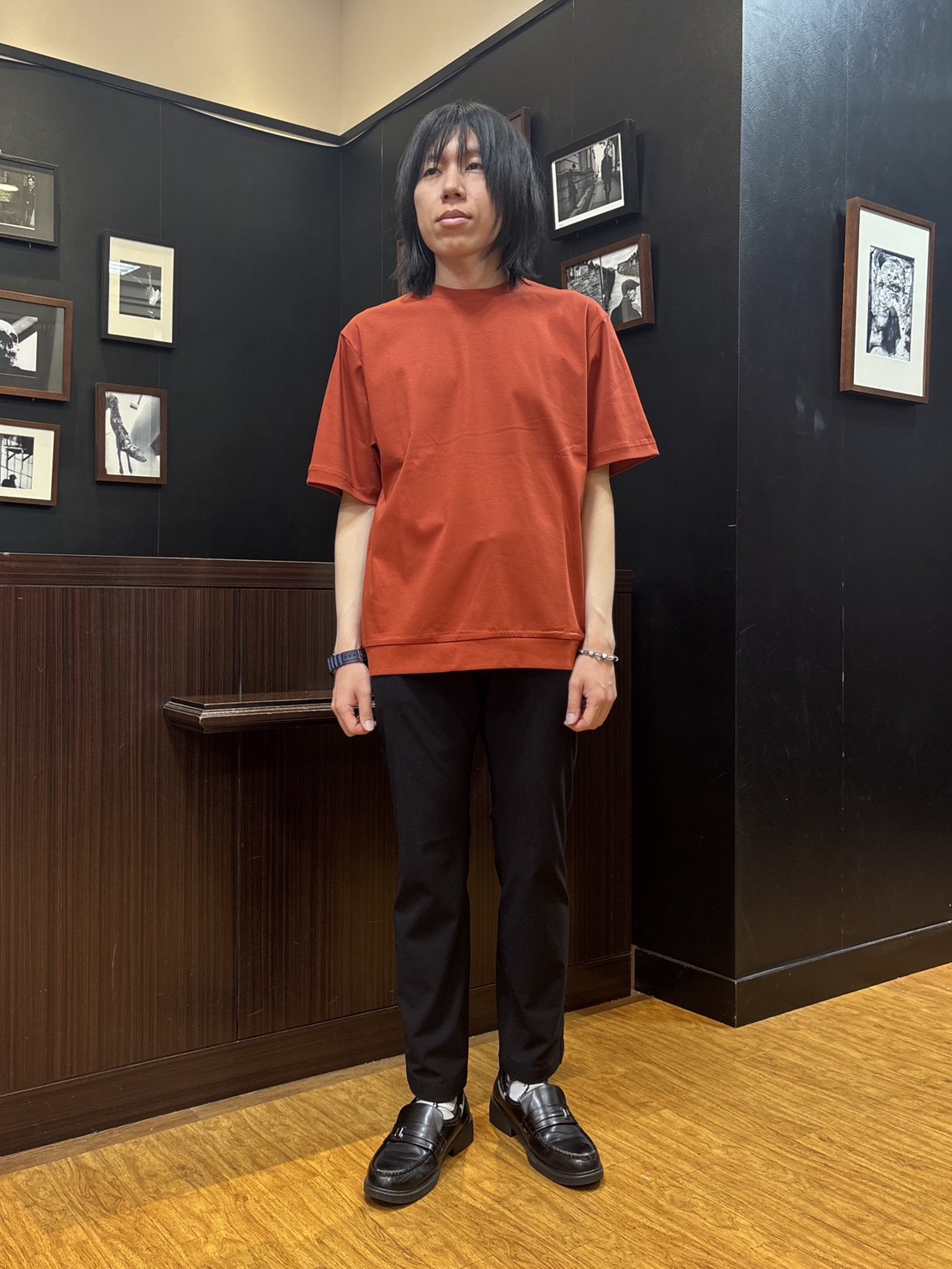 moritaさんの「TAKEO KIKUCHI｜【撥水・洗える・シワになりにくい】 リランチェ（R） シャツ」を使ったコーディネート