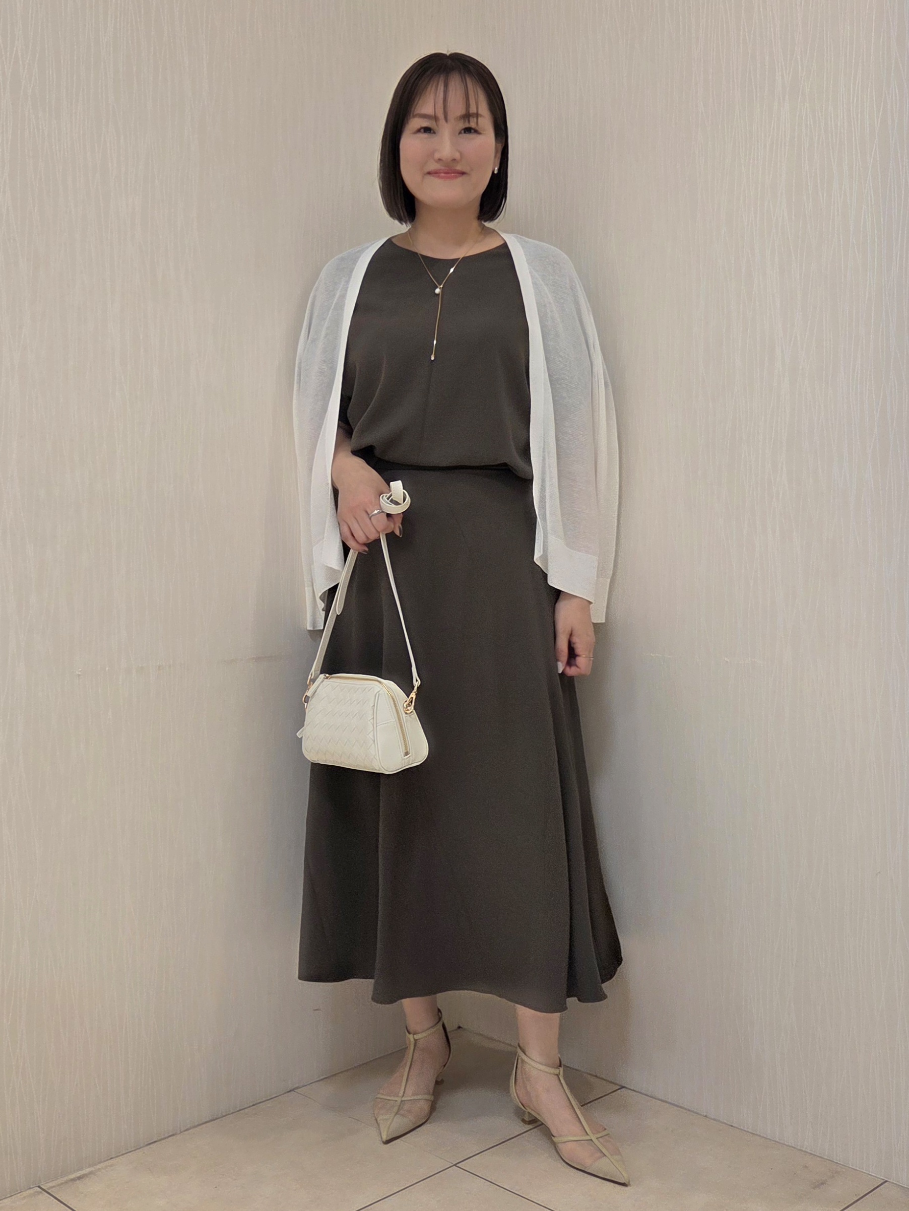 naokoさんの「UNTITLED｜【日除け・冷房対策に】コットンリネンカーディガン」を使ったコーディネート