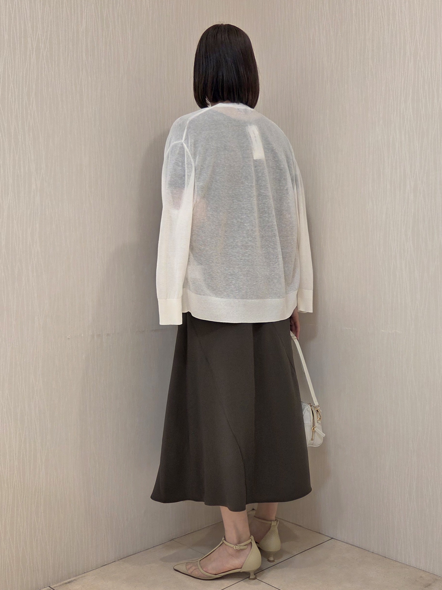 naokoさんの「UNTITLED｜【日除け・冷房対策に】コットンリネンカーディガン」を使ったコーディネート