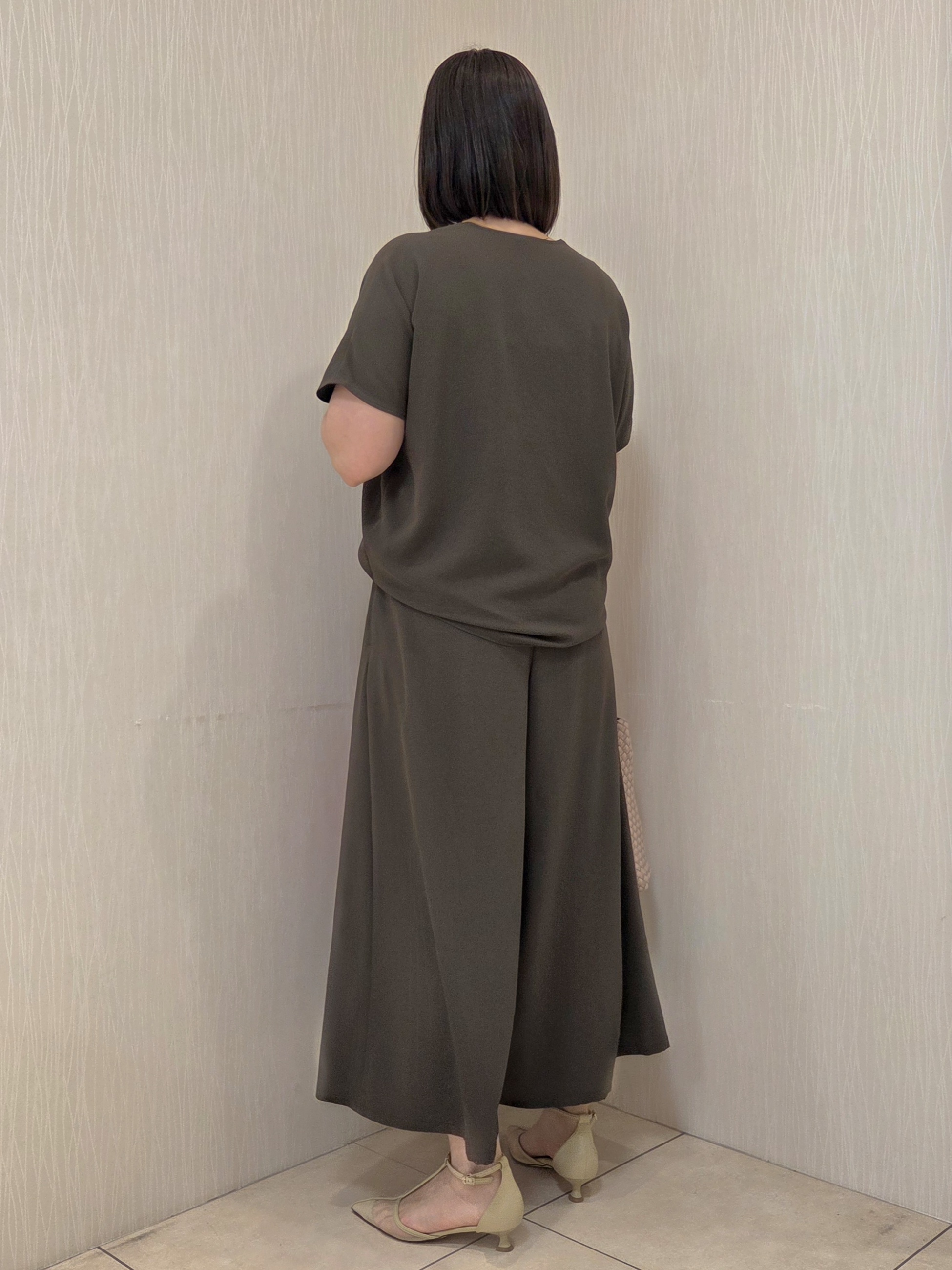 naokoさんの「UNTITLED｜◆【9色展開/アンサンブル可】コットンクルーネックカーディガン」を使ったコーディネート