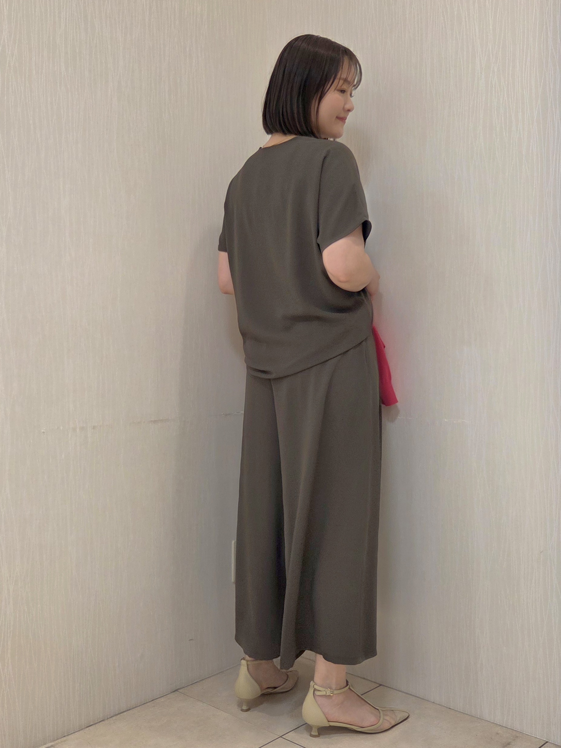 naokoさんの「UNTITLED｜◆【9色展開/アンサンブル可】コットンクルーネックカーディガン」を使ったコーディネート