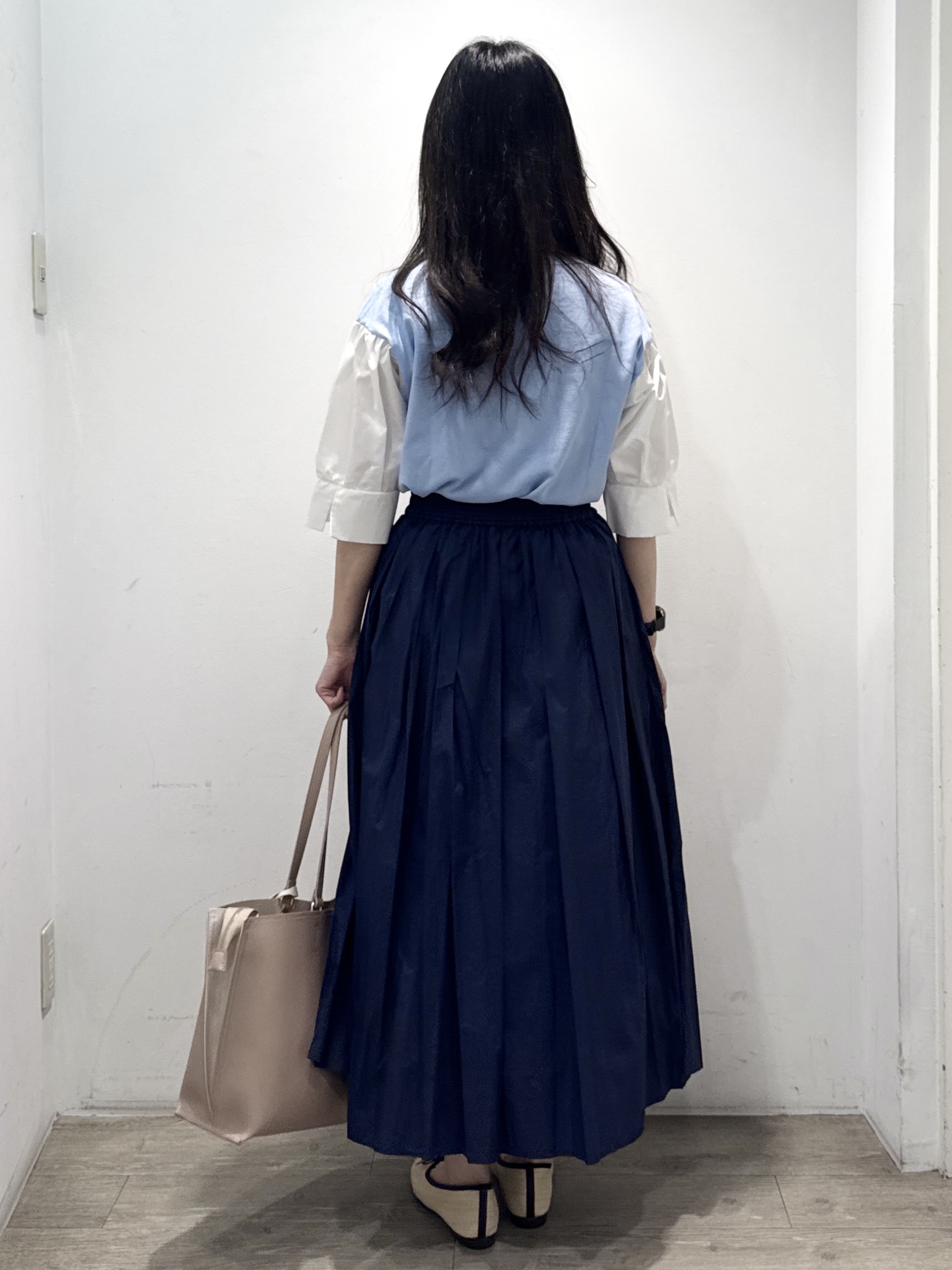 yuicciさんの「OPAQUE.CLIP｜ボリュームスリーブドッキングニット」を使ったコーディネート