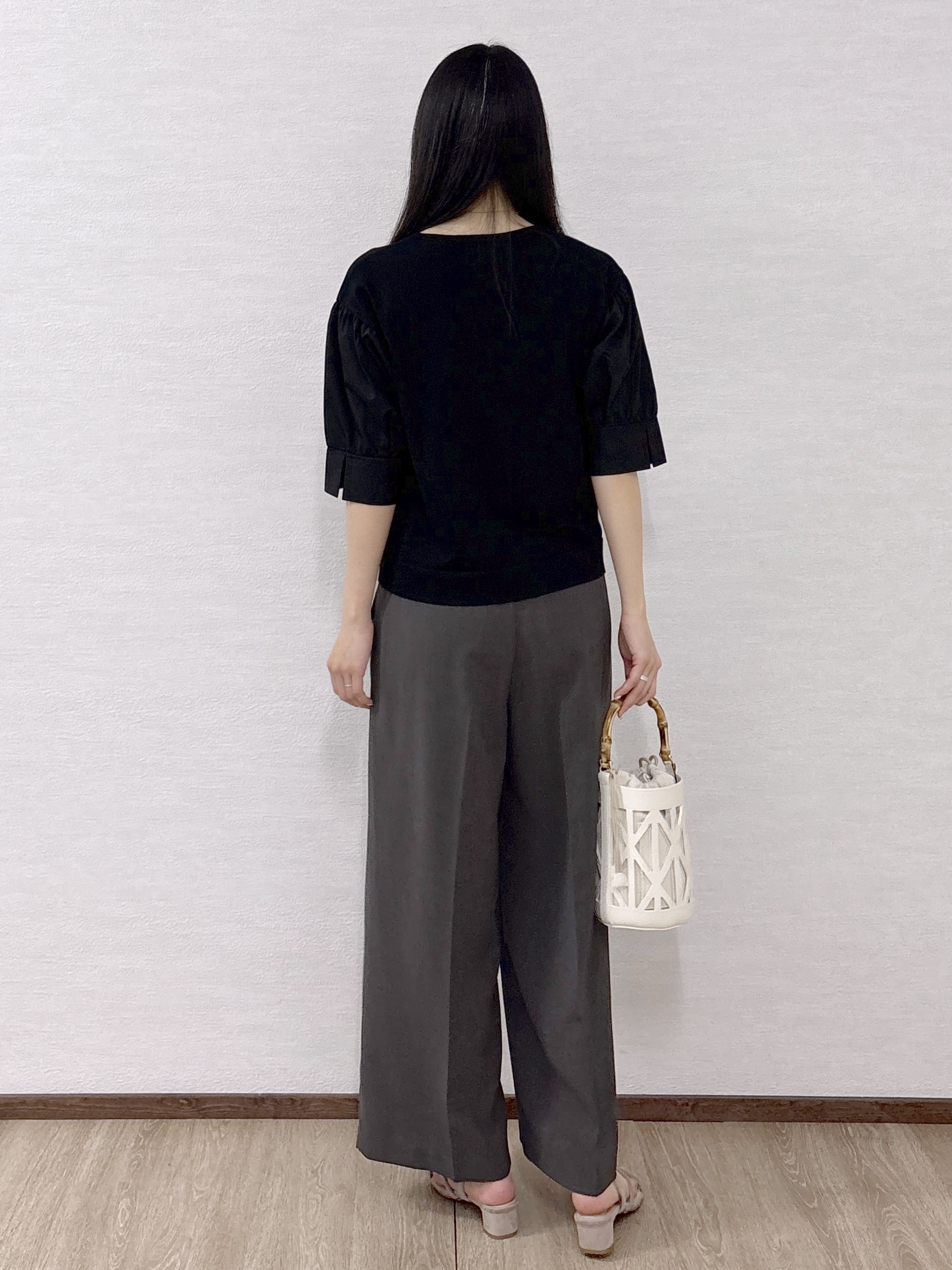 sachikoさんの「OPAQUE.CLIP｜ボリュームスリーブドッキングニット」を使ったコーディネート