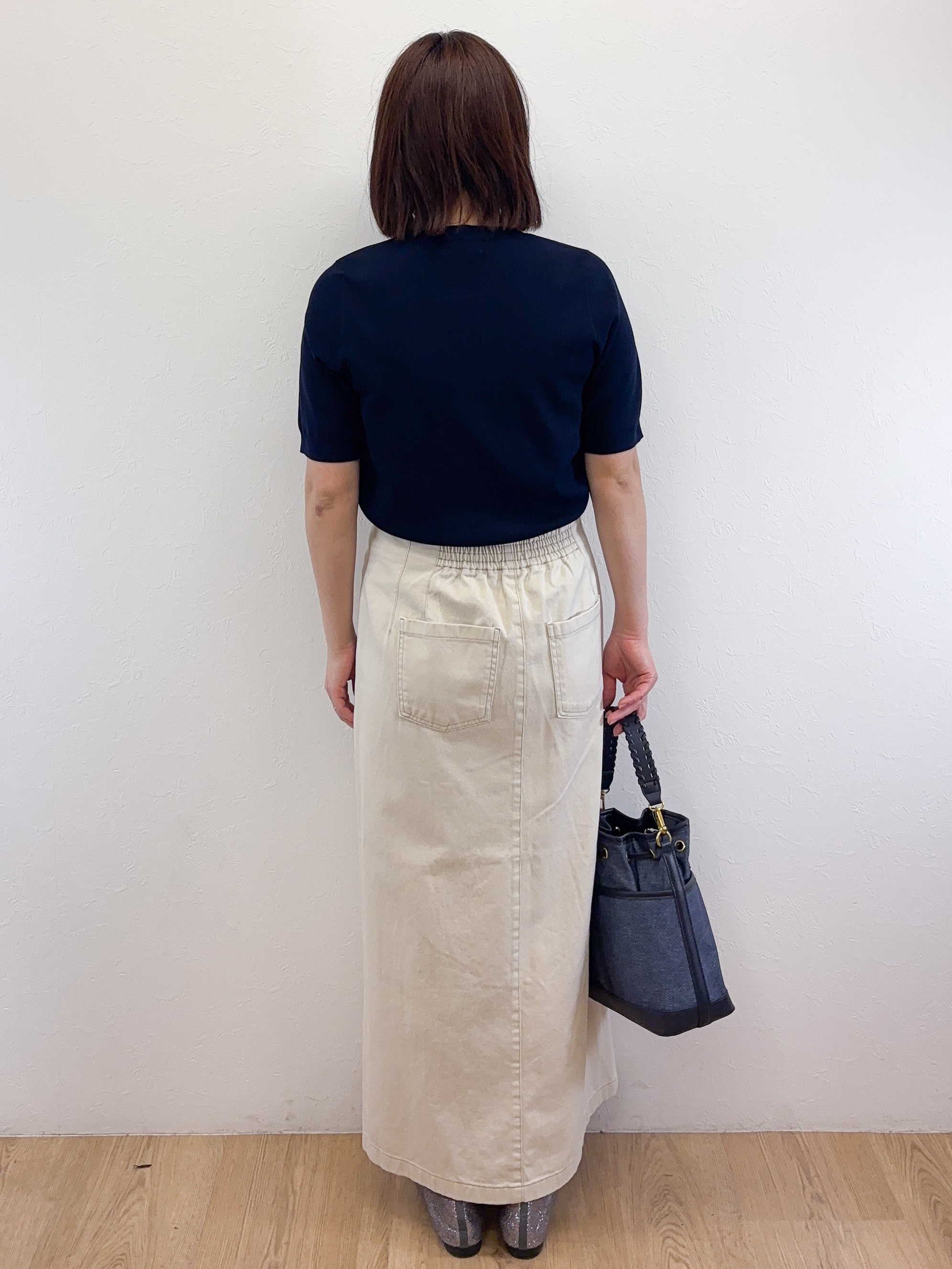 Takeさんの「OPAQUE.CLIP｜ビジューモチーフニット【洗える】」を使ったコーディネート
