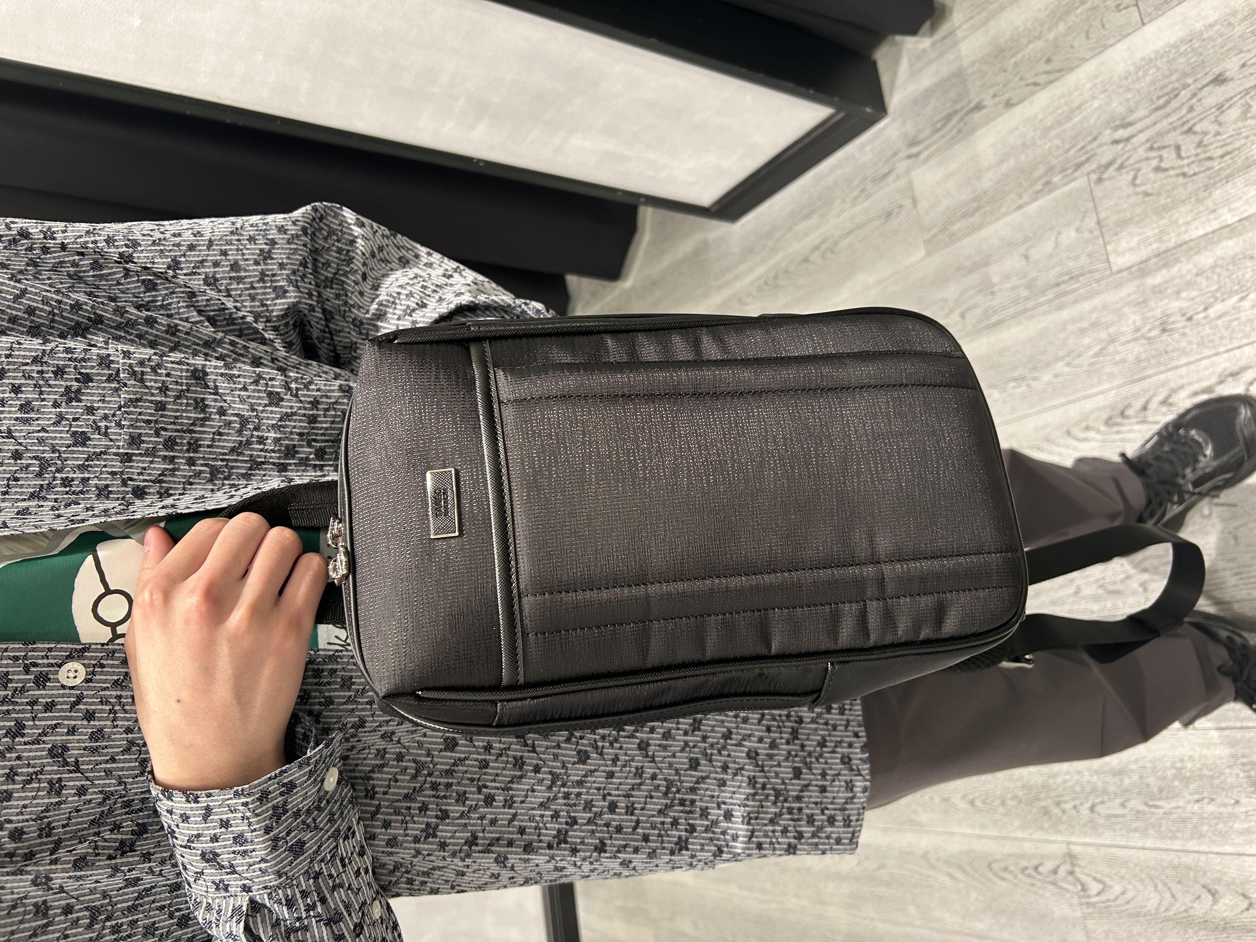 ruiさんの「TAKEO KIKUCHI｜播州 ドビーストライプ フラワーシャツ」を使ったコーディネート