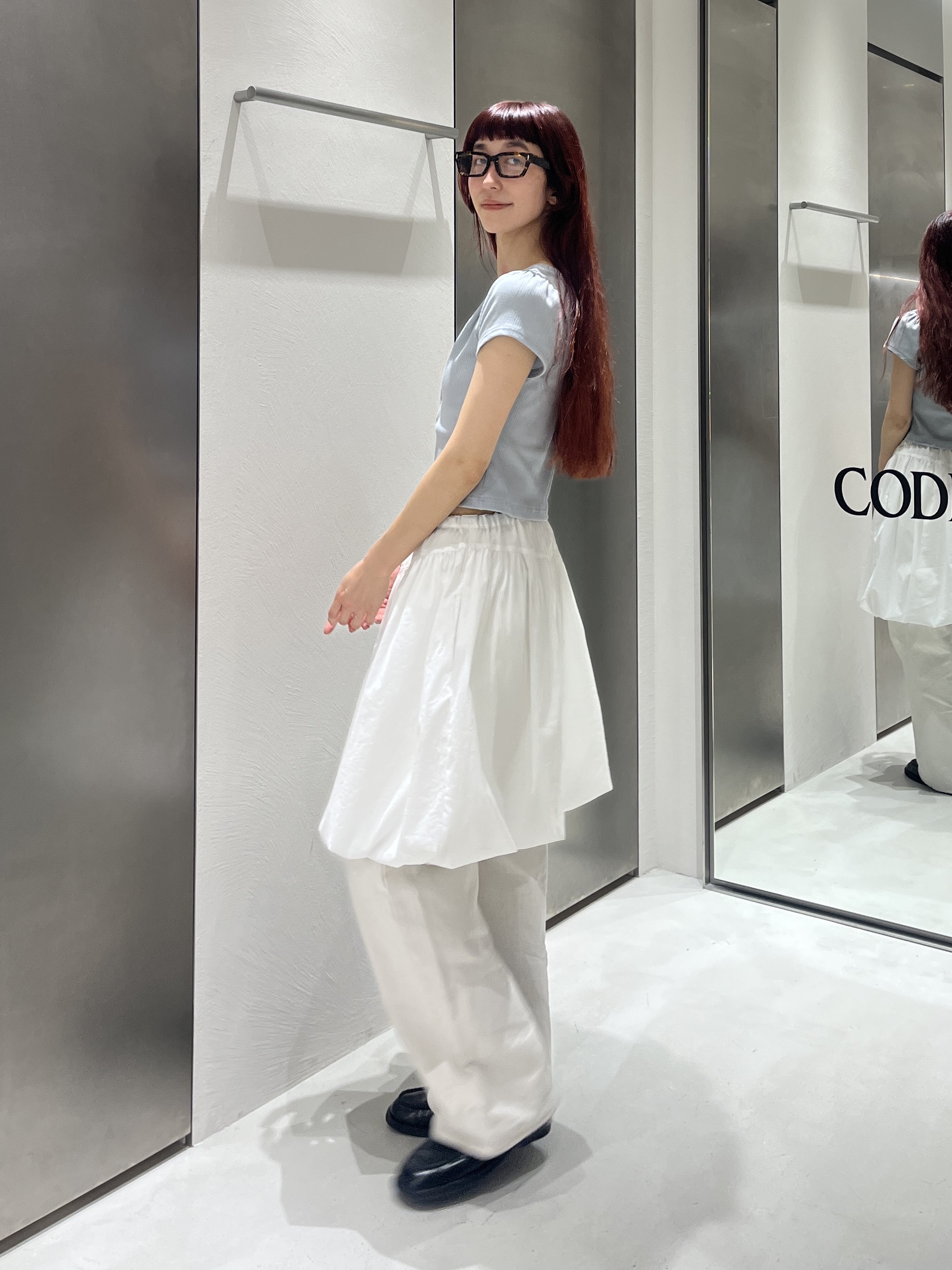 Rielさんの「CODE A｜balloon easy skirt」を使ったコーディネート