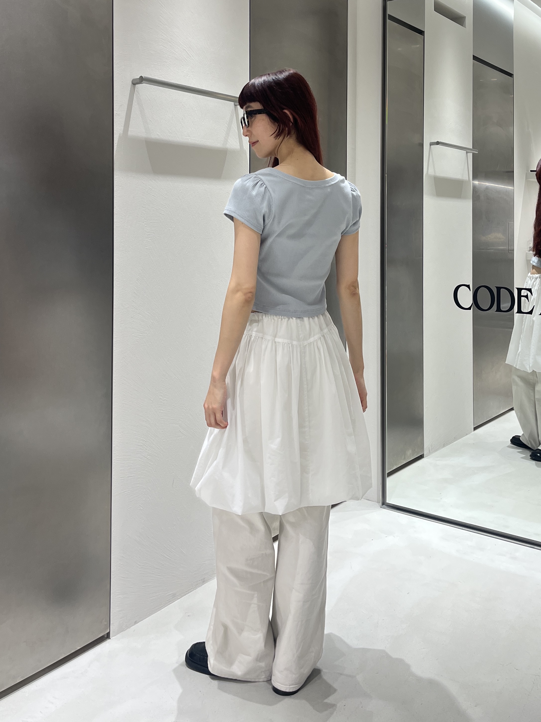 Rielさんの「CODE A｜balloon easy skirt」を使ったコーディネート