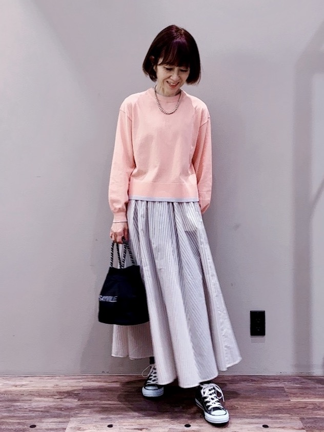 Satoさんの「Dessin｜【洗える】バイカラーデザインニット」を使ったコーディネート