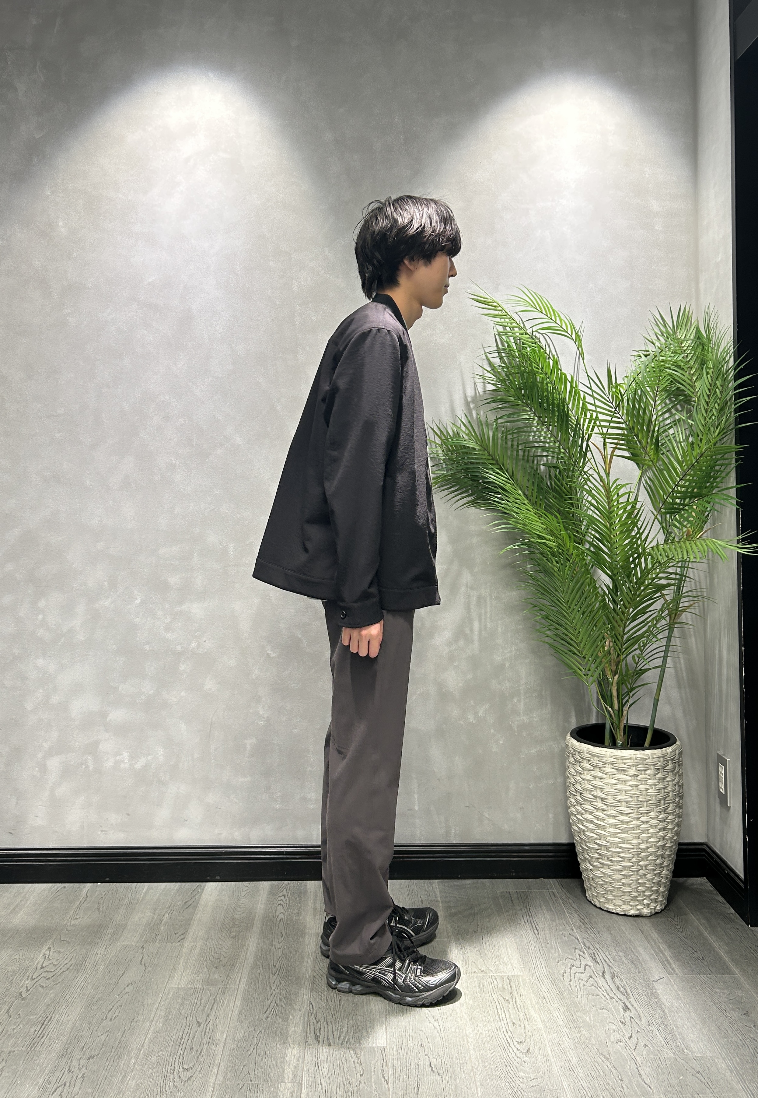 ruiさんの「TAKEO KIKUCHI｜リネンライクカルゼ リブブルゾン」を使ったコーディネート