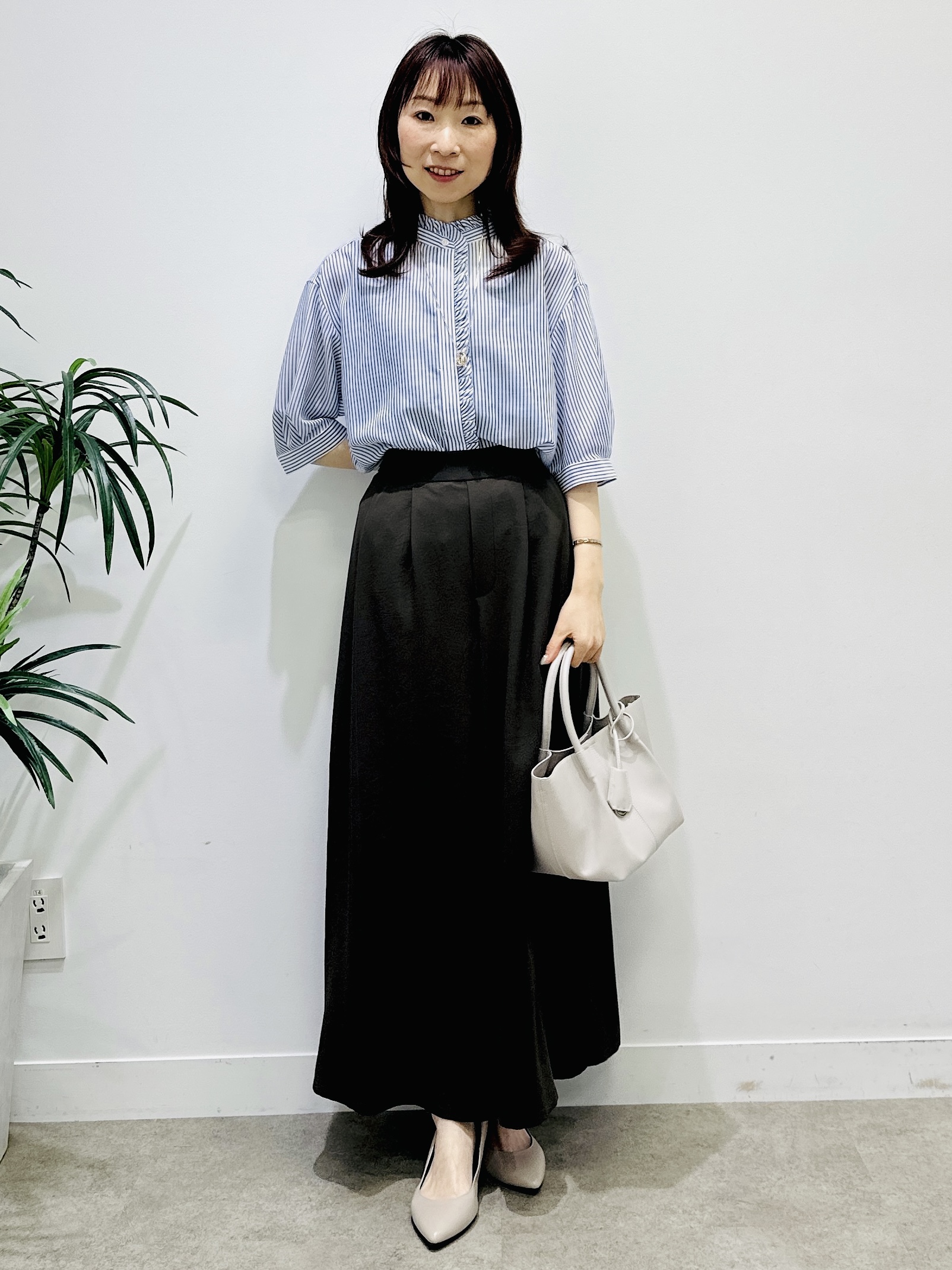 Miwaさんの「UNTITLED｜【接触冷感/UVカット/遮熱機能】フライスジャージカーディガン」を使ったコーディネート