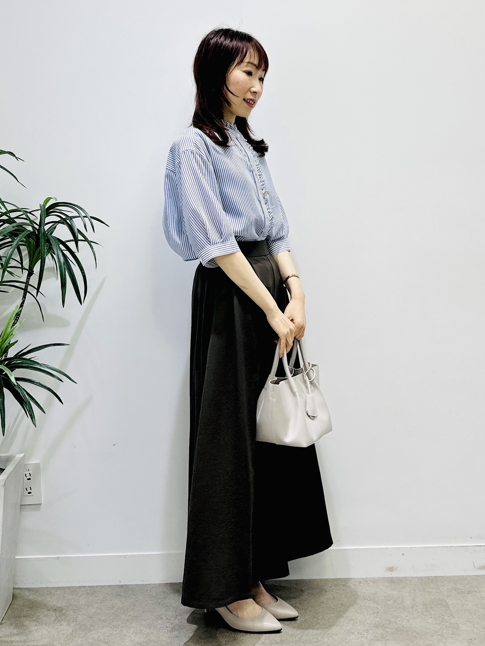 Miwaさんの「UNTITLED｜【接触冷感/UVカット/遮熱機能】フライスジャージカーディガン」を使ったコーディネート