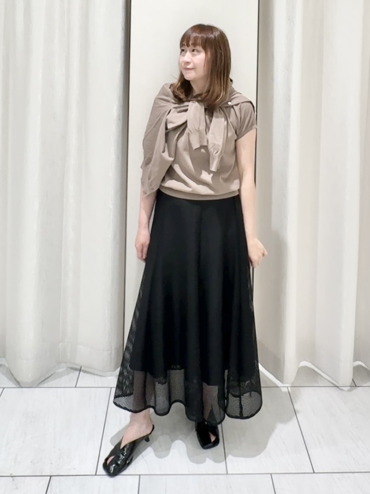 ʏᴜᴋɪᴋᴏさんの「UNTITLED｜◆【9色展開/アンサンブル可】コットンクルーネックカーディガン」を使ったコーディネート