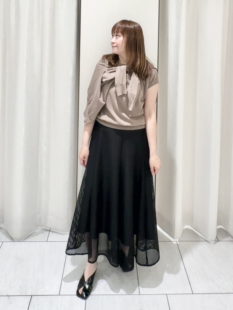 ʏᴜᴋɪᴋᴏさんの「UNTITLED｜◆【9色展開/アンサンブル可】コットンクルーネックカーディガン」を使ったコーディネート