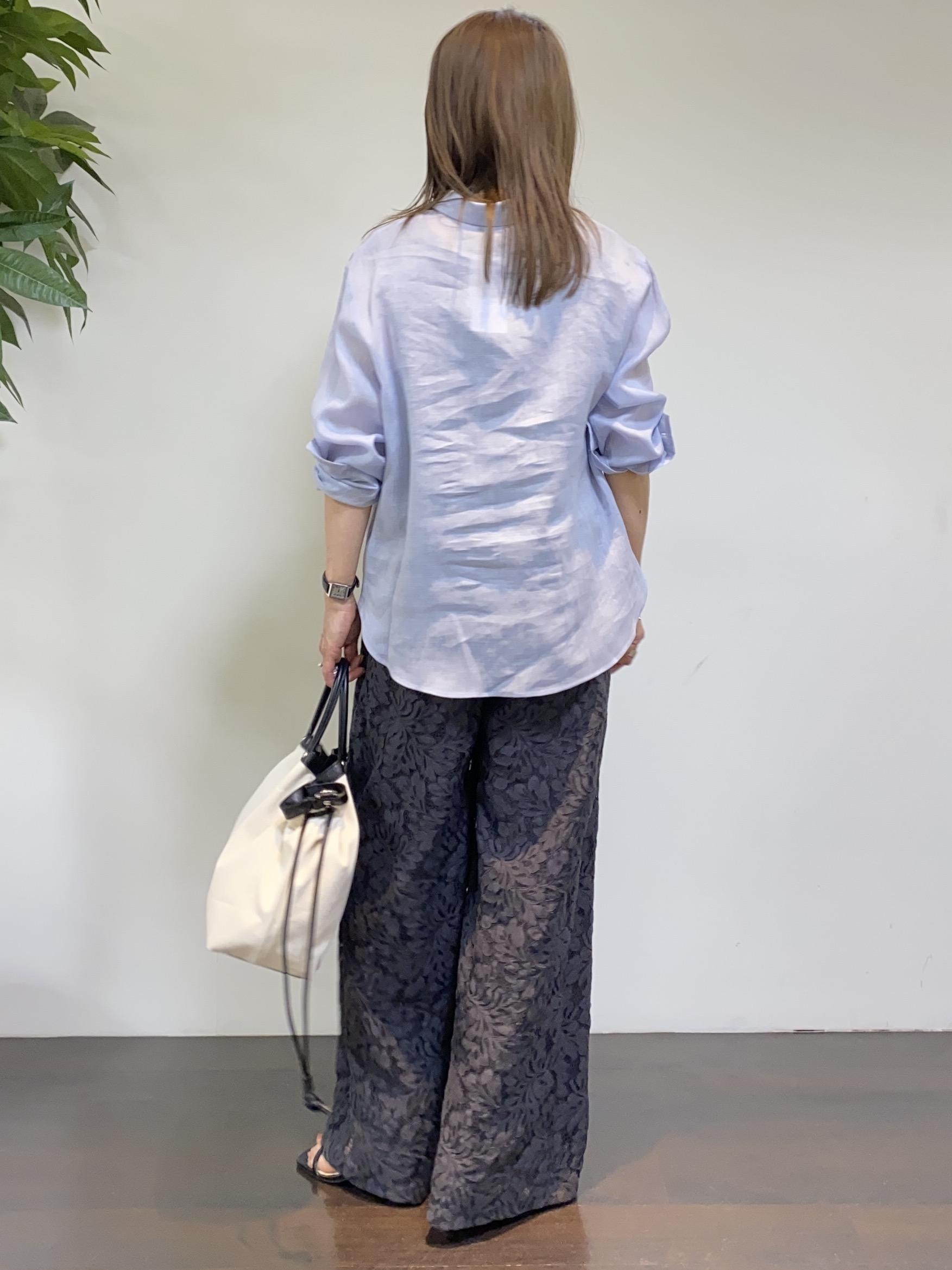 tomoさんの「UNTITLED｜【接触冷感】ドライタッチシャツ」を使ったコーディネート