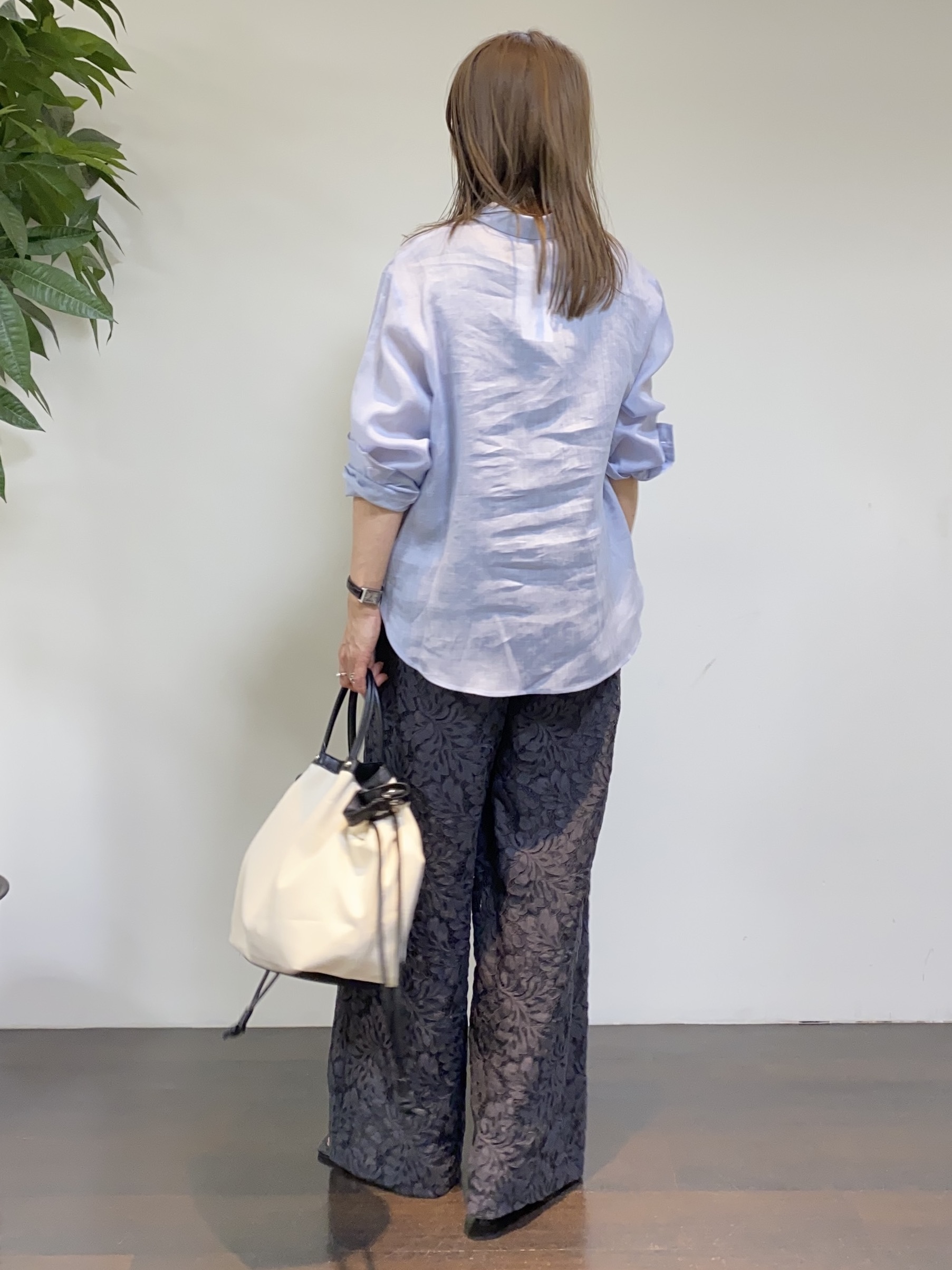 tomoさんの「UNTITLED｜【接触冷感】ドライタッチシャツ」を使ったコーディネート