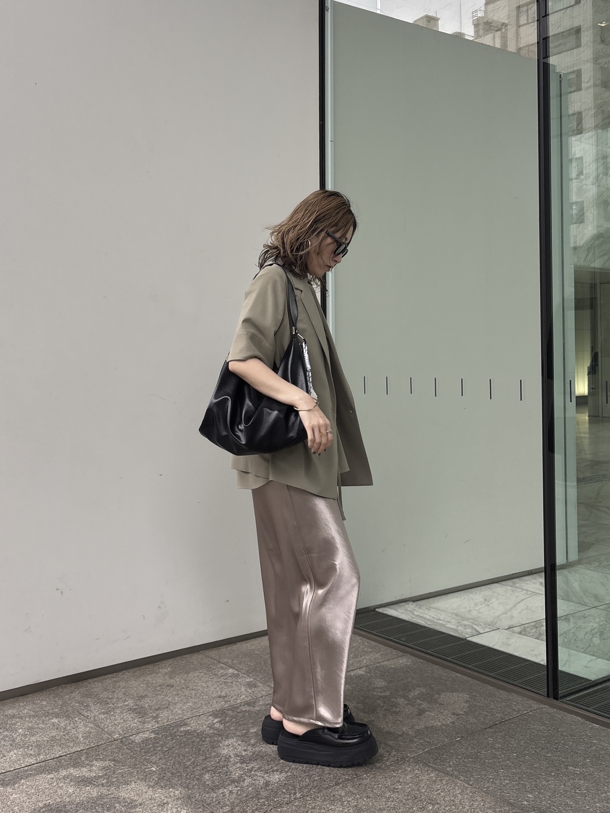 kotakiさんの「INDIVI｜Comfy SET UP｜ハーフスリーブジャケット【セットアップ対応／通勤／接触冷感／UVカット】」を使ったコーディネート