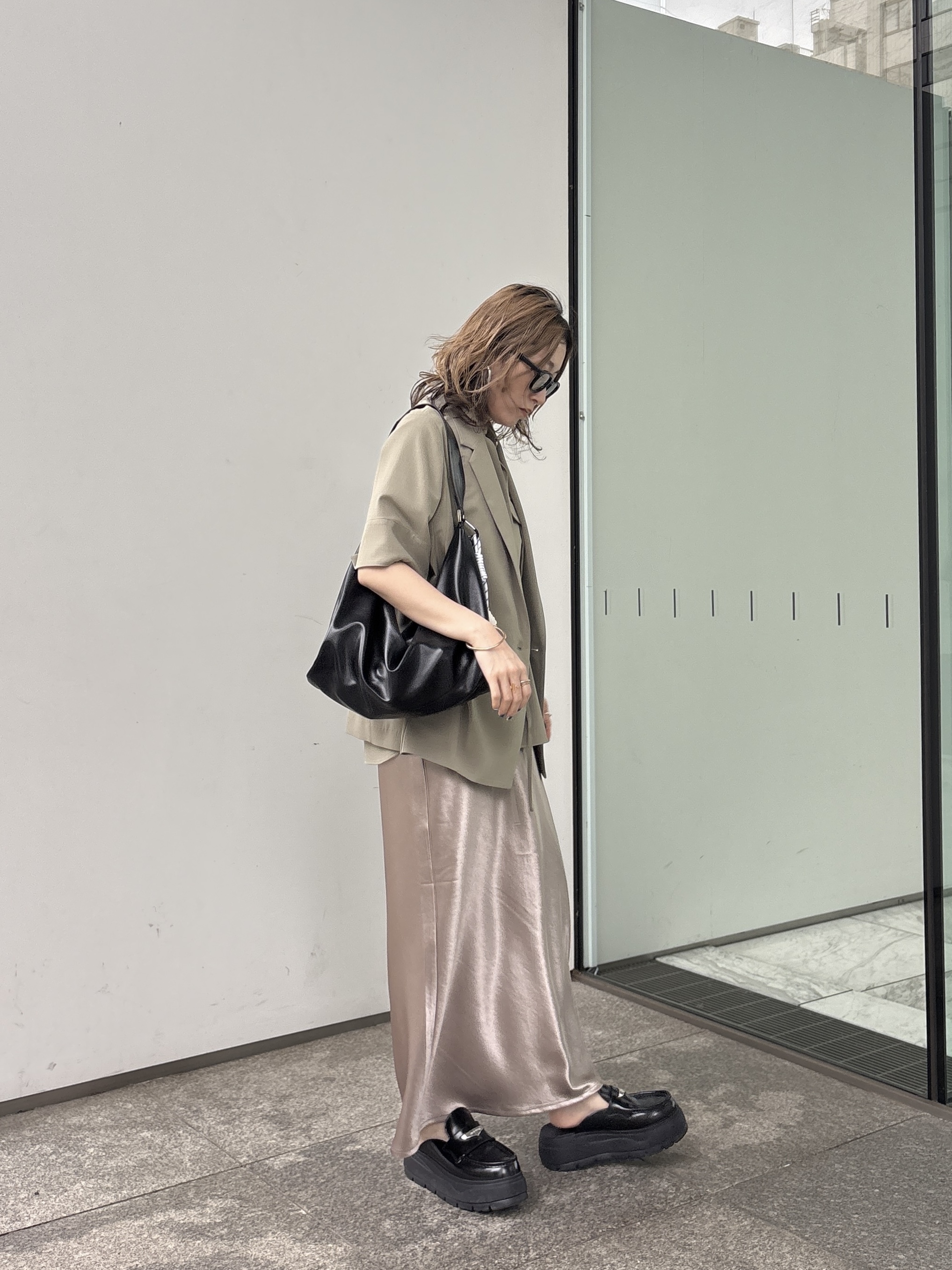 kotakiさんの「INDIVI｜Comfy SET UP｜ハーフスリーブジャケット【セットアップ対応／通勤／接触冷感／UVカット】」を使ったコーディネート