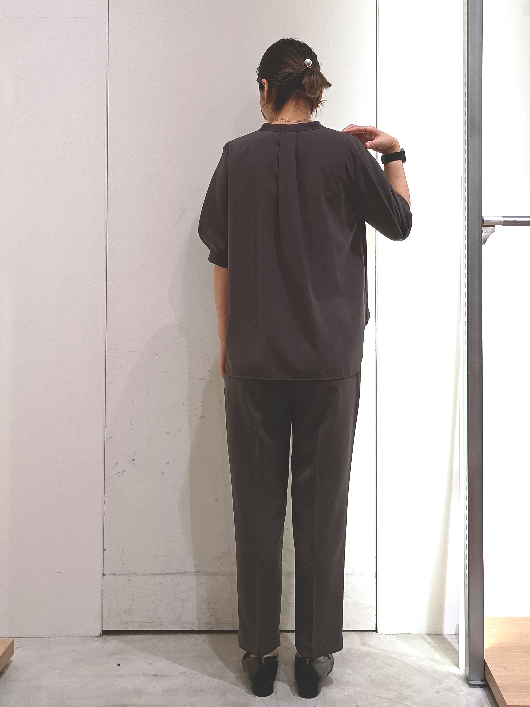shinkoさんの「OPAQUE.CLIP｜スナップボタンニットカーディガン【洗濯機OK／抗ピル】」を使ったコーディネート